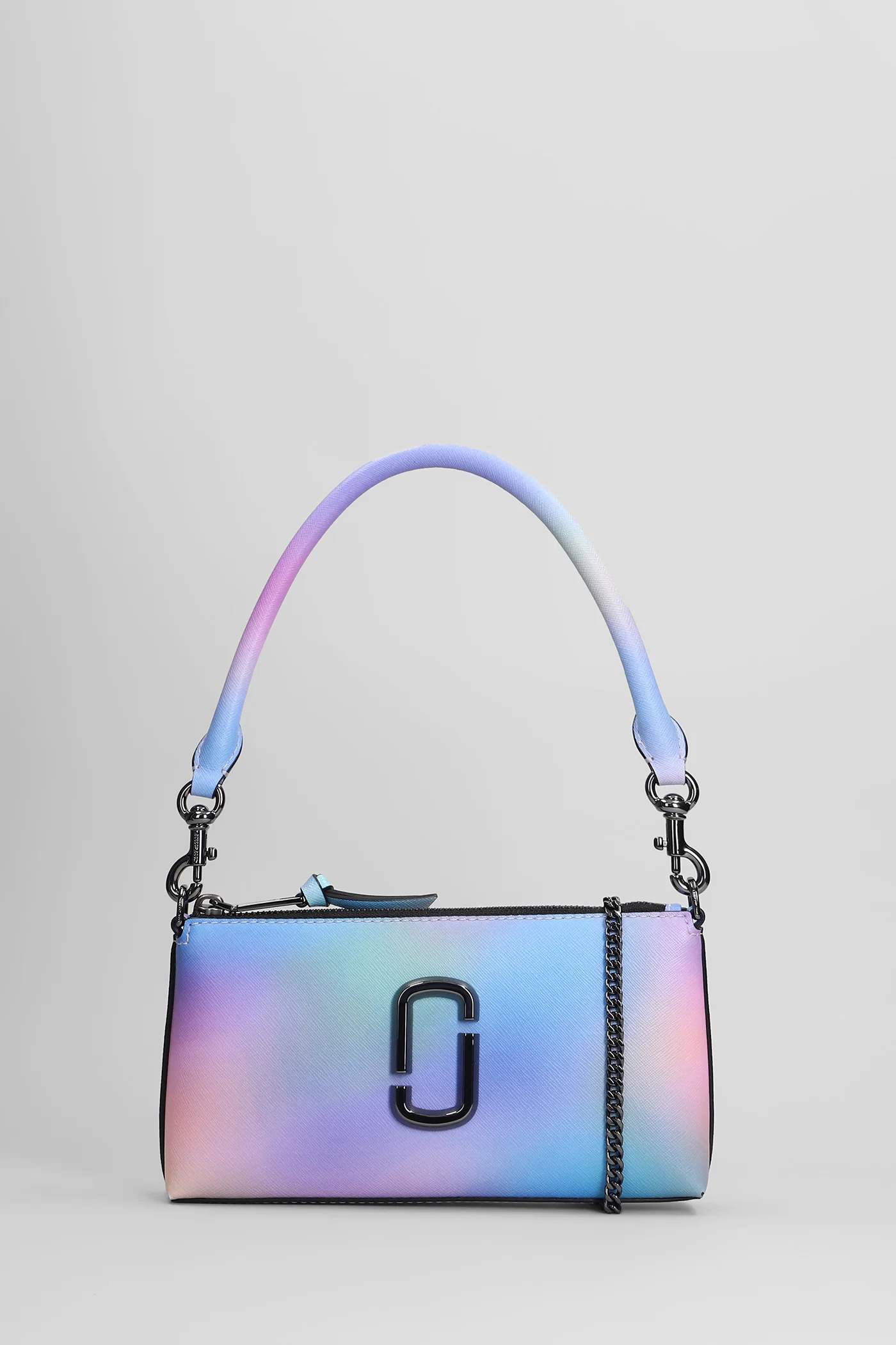 The pochette Shoulder bag in multicolor leather