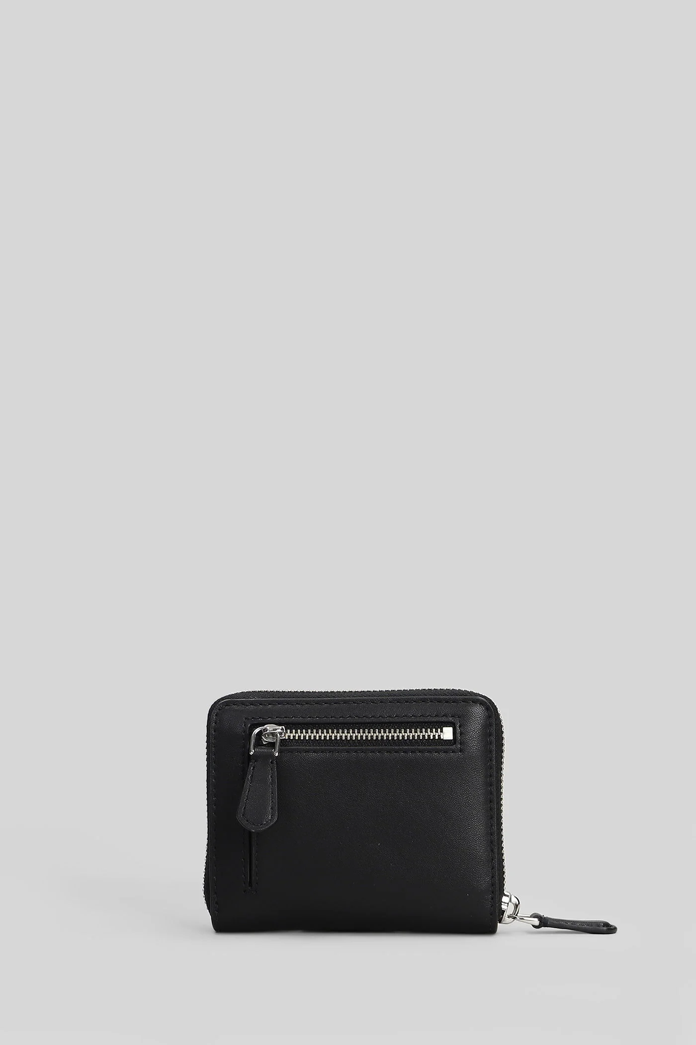 The slim compact Wallet in black leather - Image 3