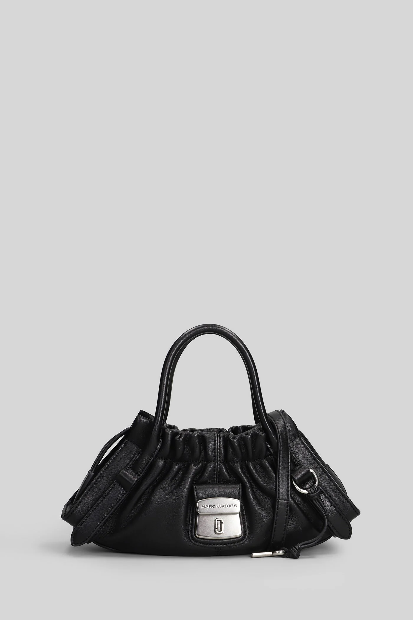 The small satchel Shoulder bag in black leather