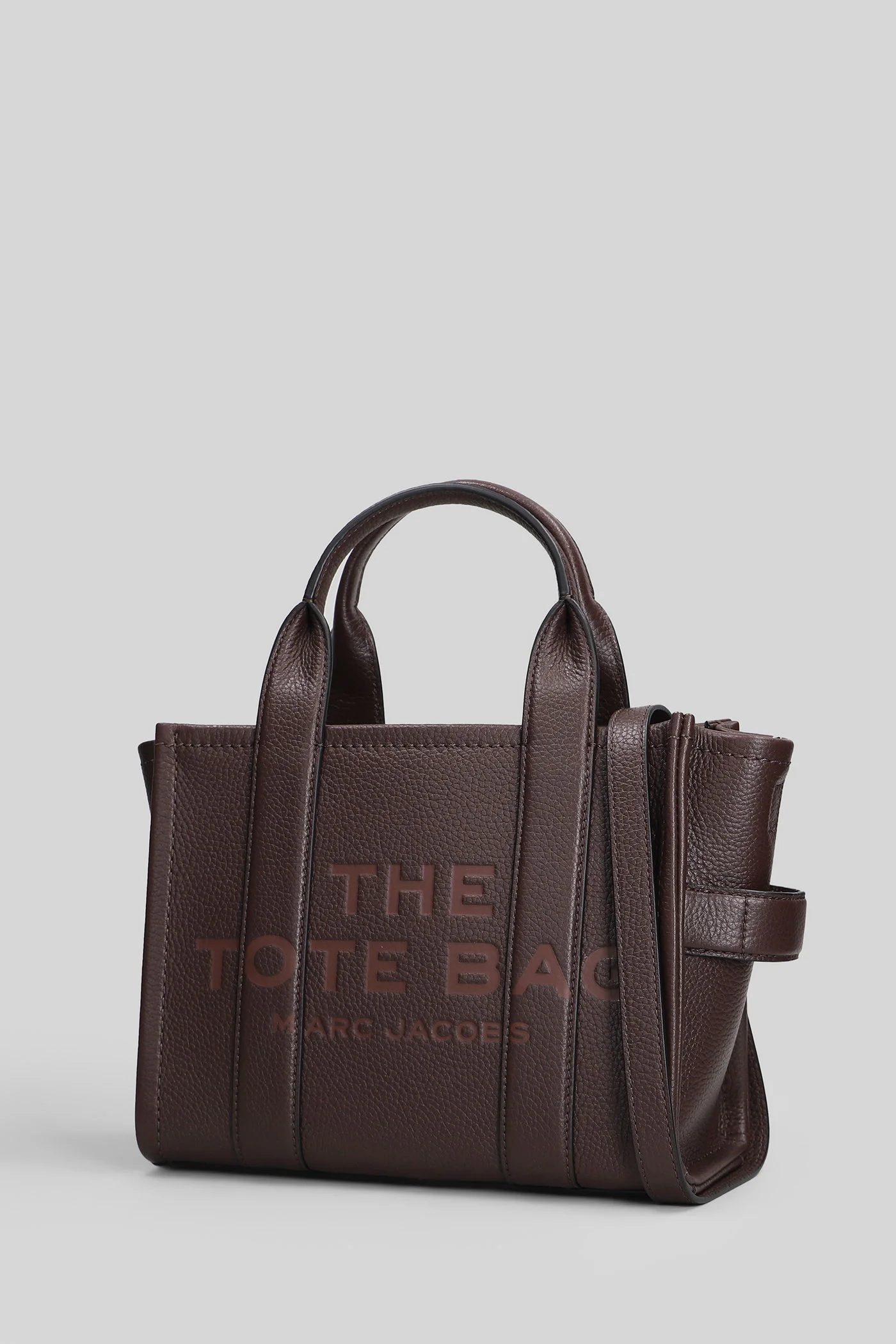 The small tote Tote in brown leather - Image 2
