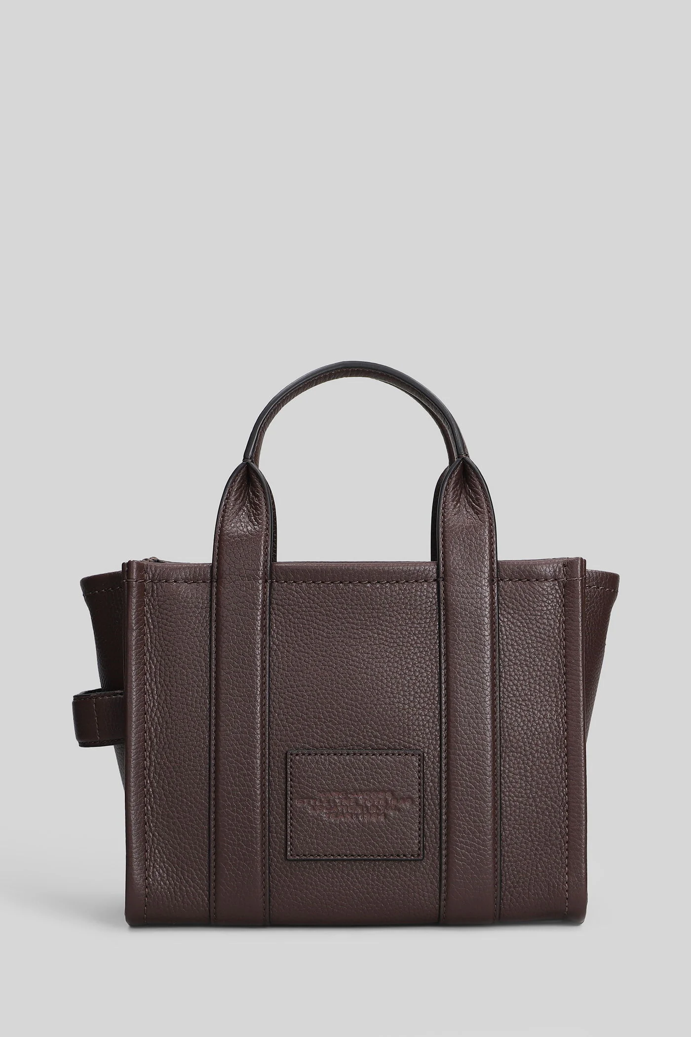 The small tote Tote in brown leather - Image 3