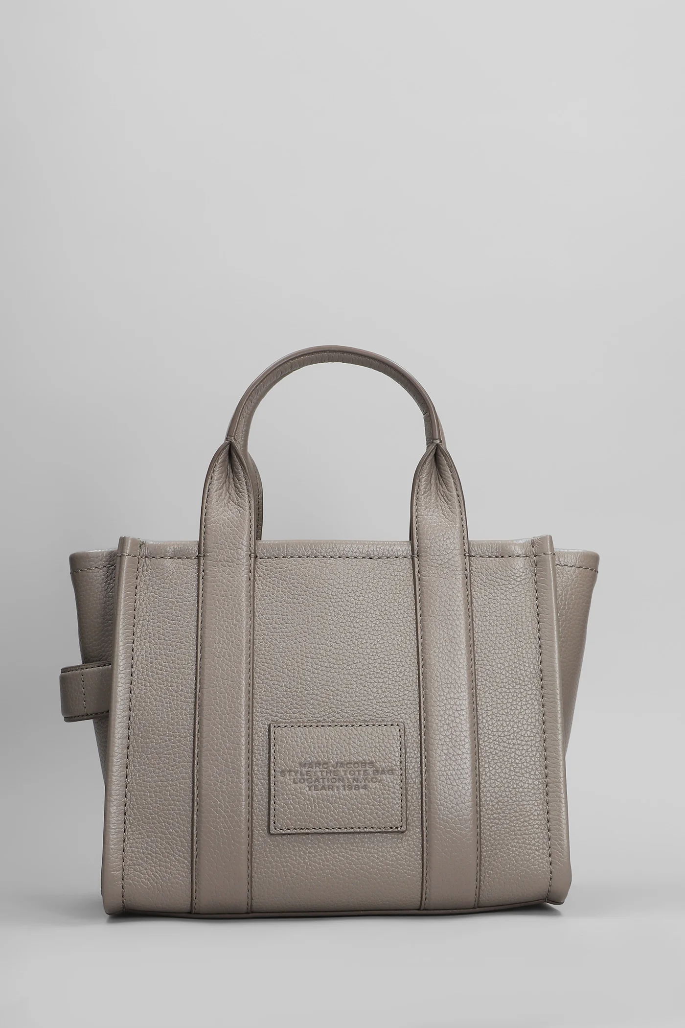 The small tote Tote in grey leather - Image 3