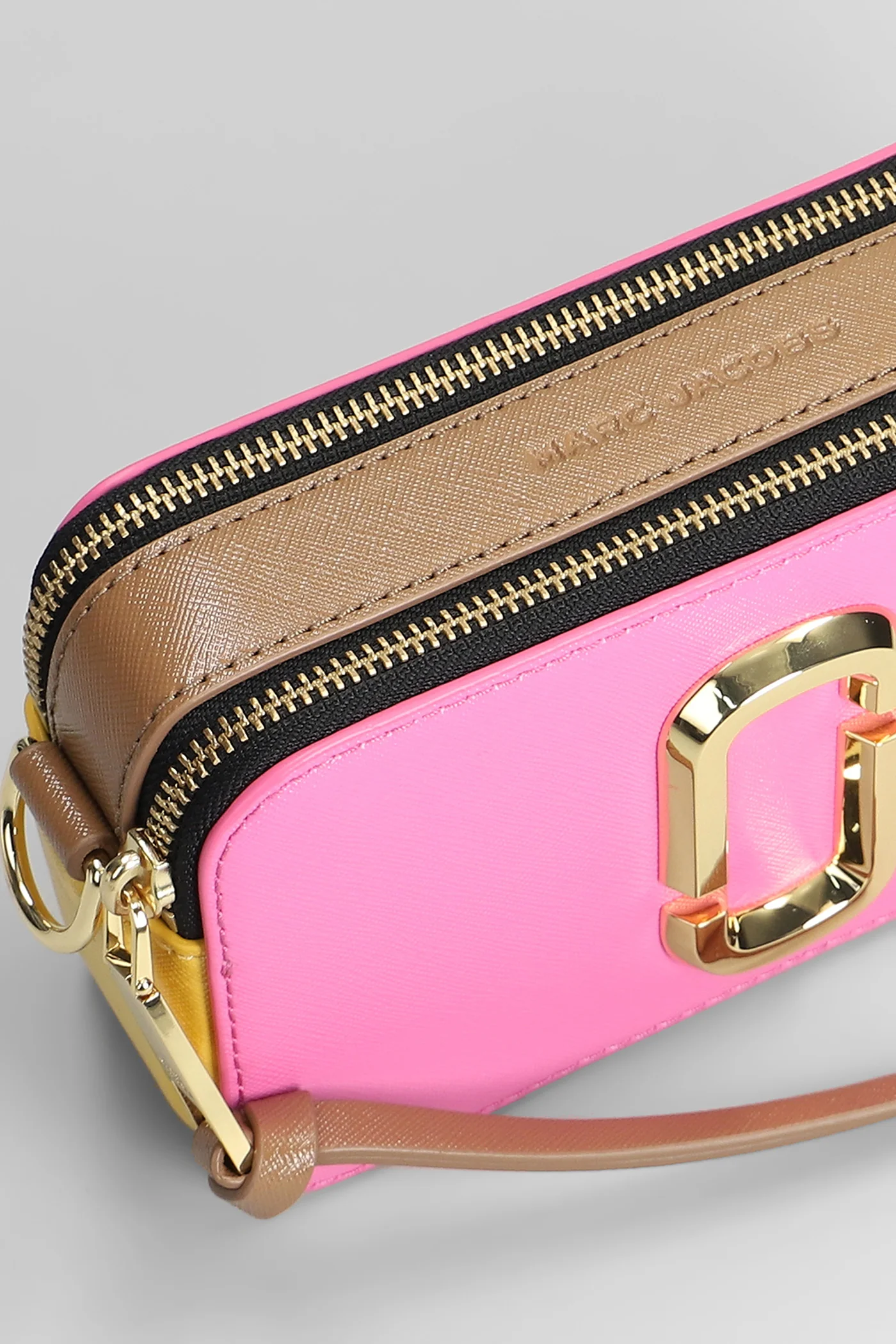The snapshot Shoulder bag in rose-pink leather - Image 4