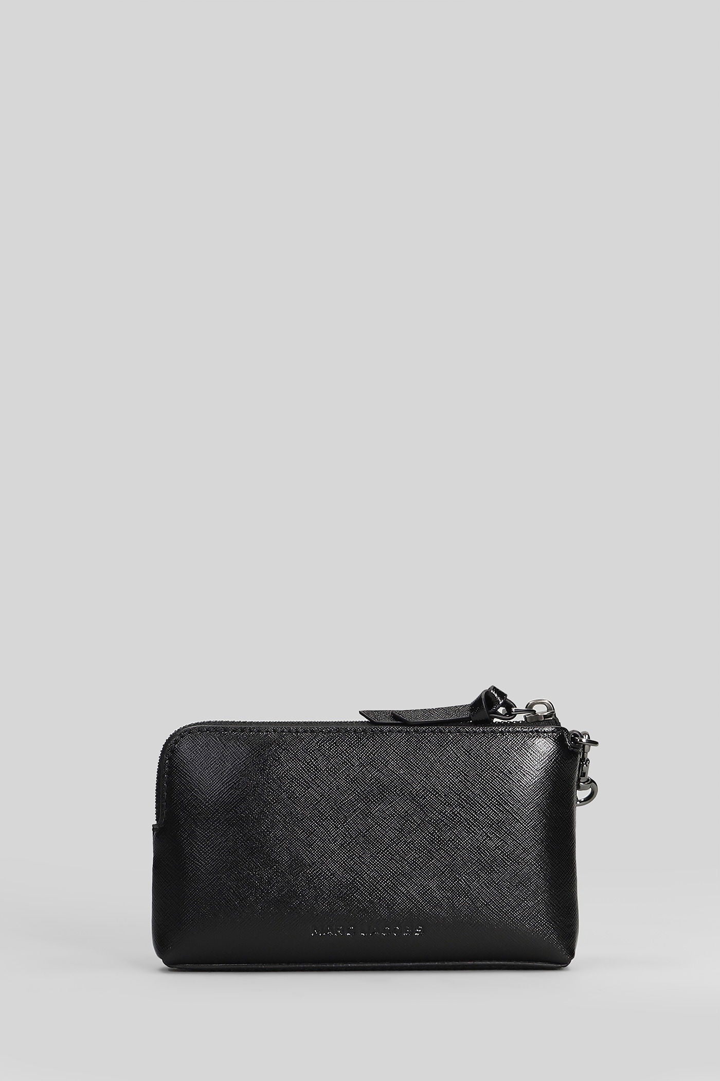 The wristlet Wallet in black leather - Image 3