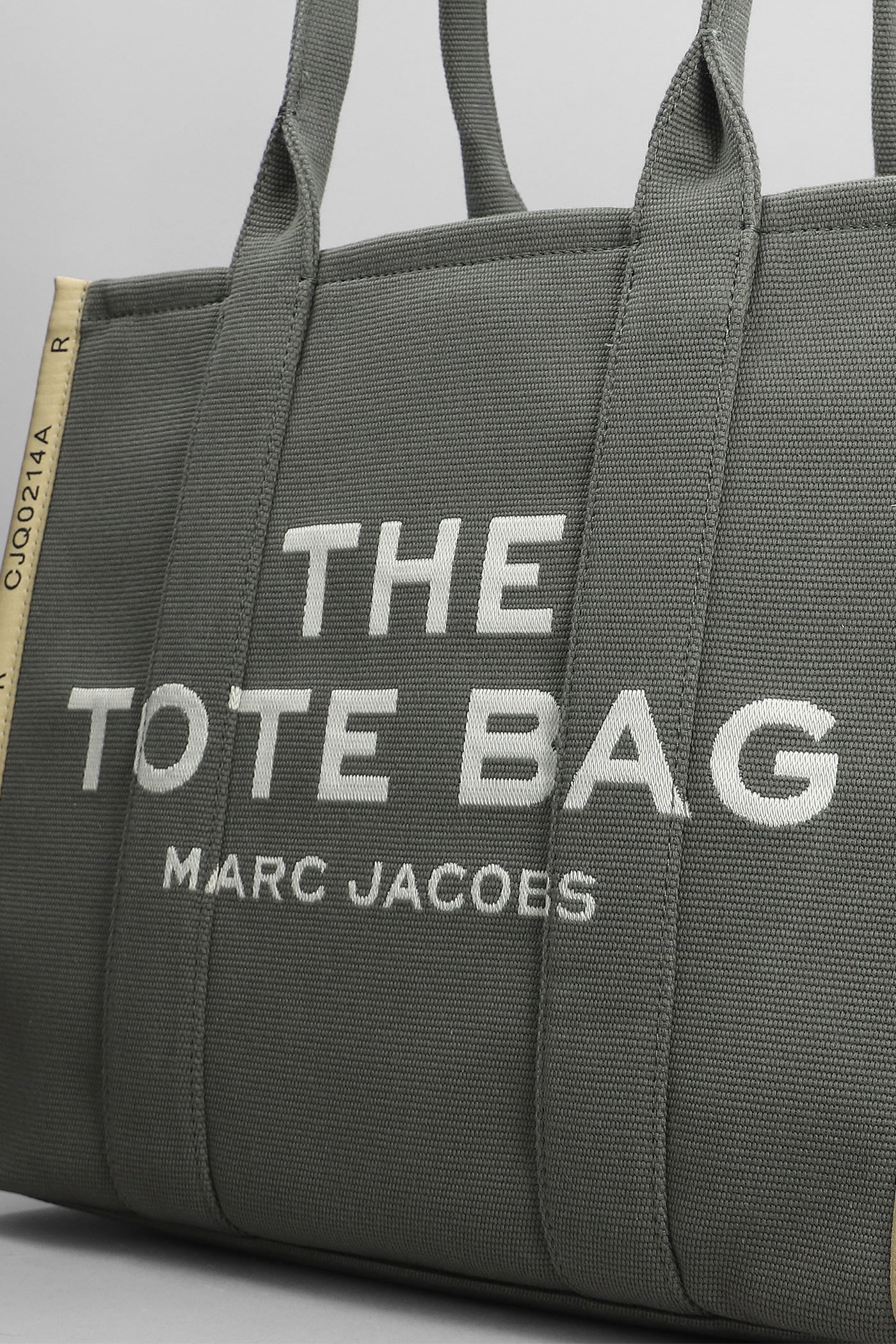 Traveler Tote in green cotton - Image 4