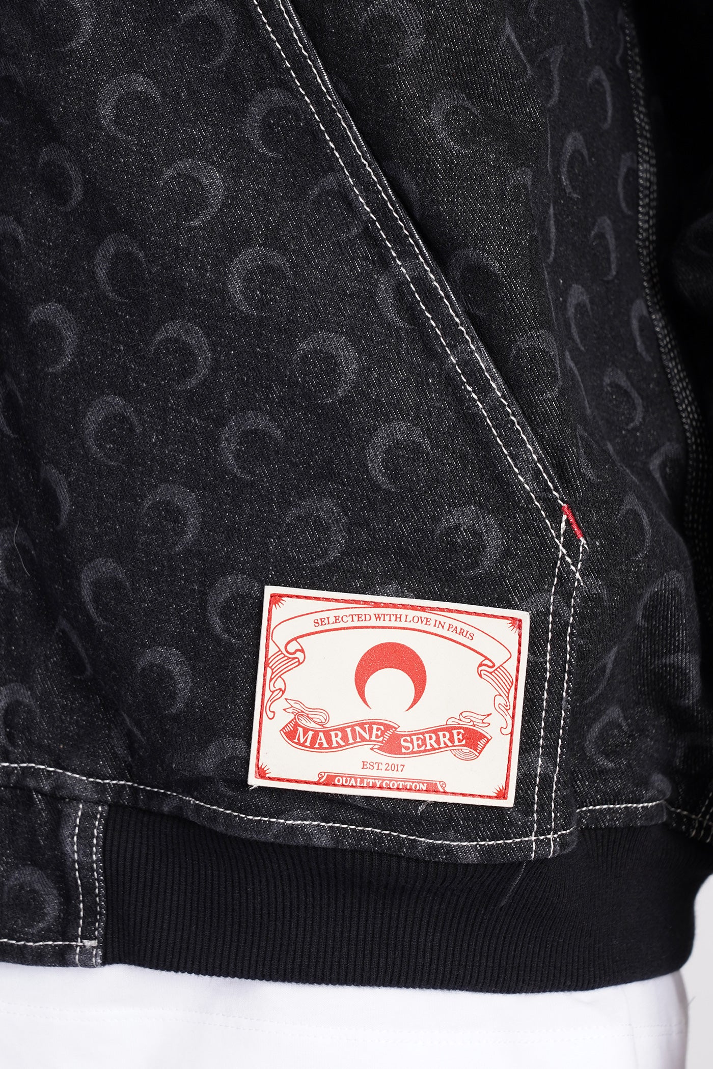 Denim Jackets in black cotton - Image 5