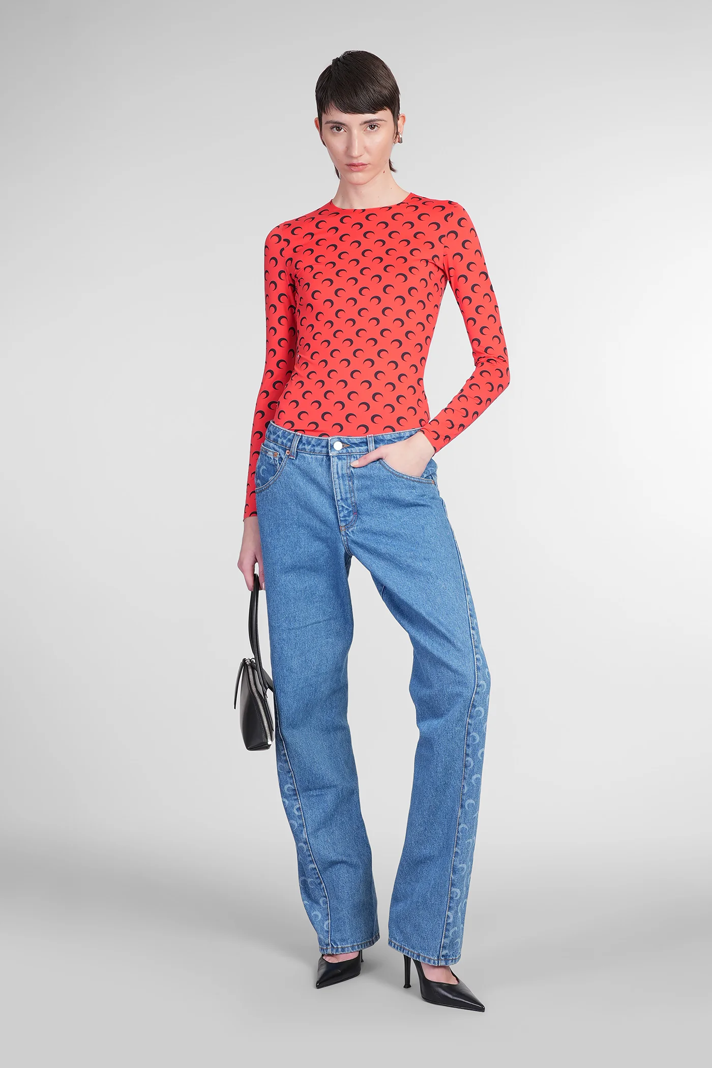 Jeans in blue cotton - Image 2