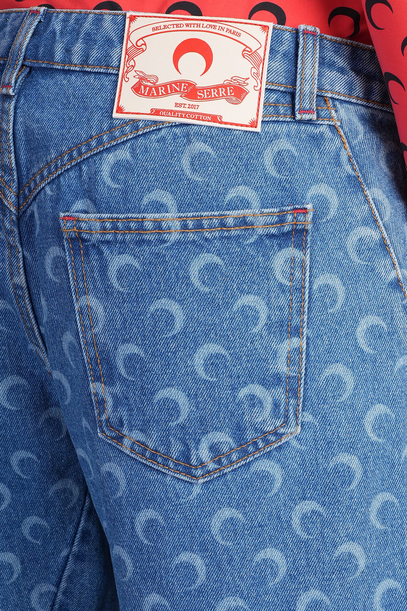 Jeans in blue cotton - Image 5