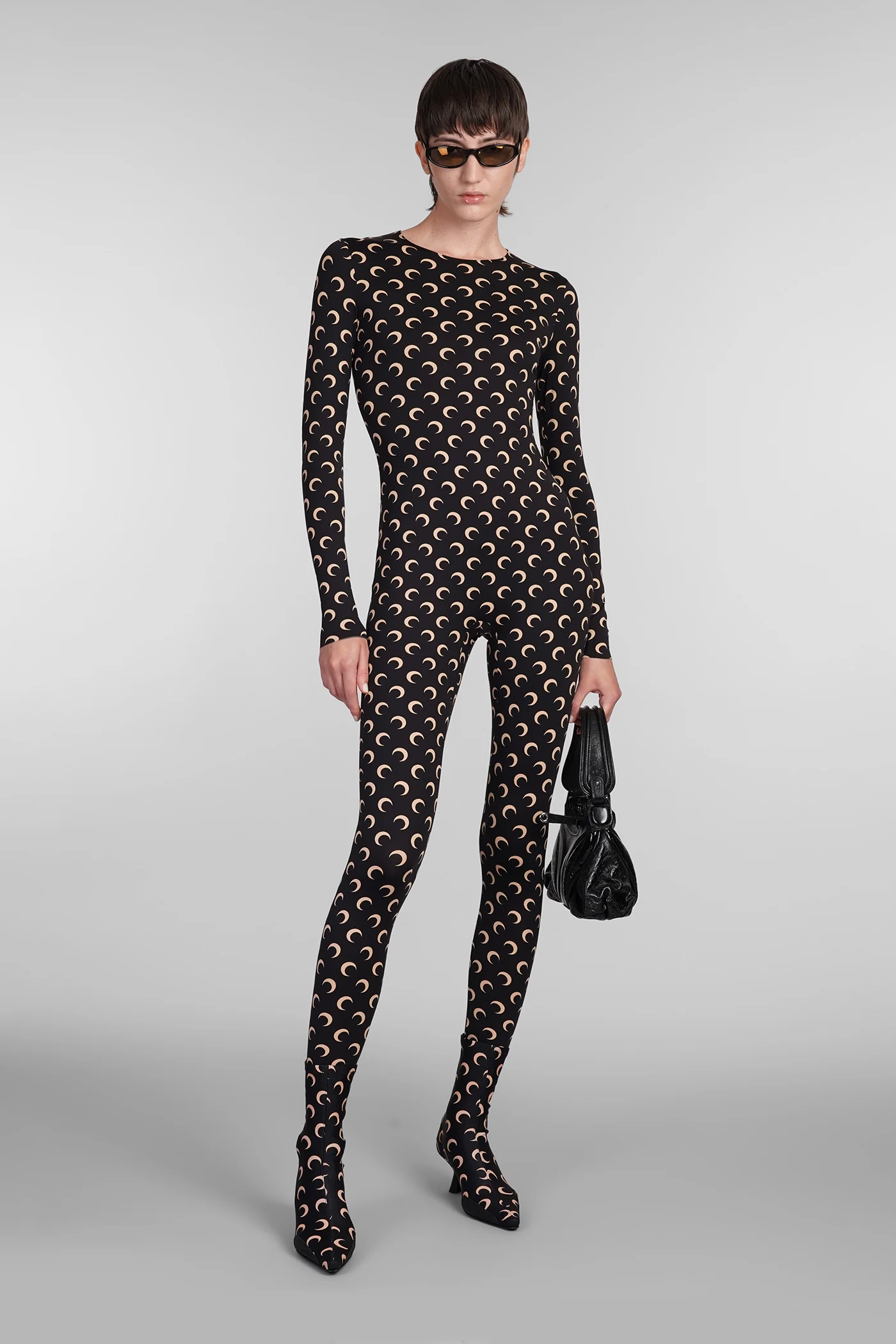 Jumpsuit in black polyamide - Image 2