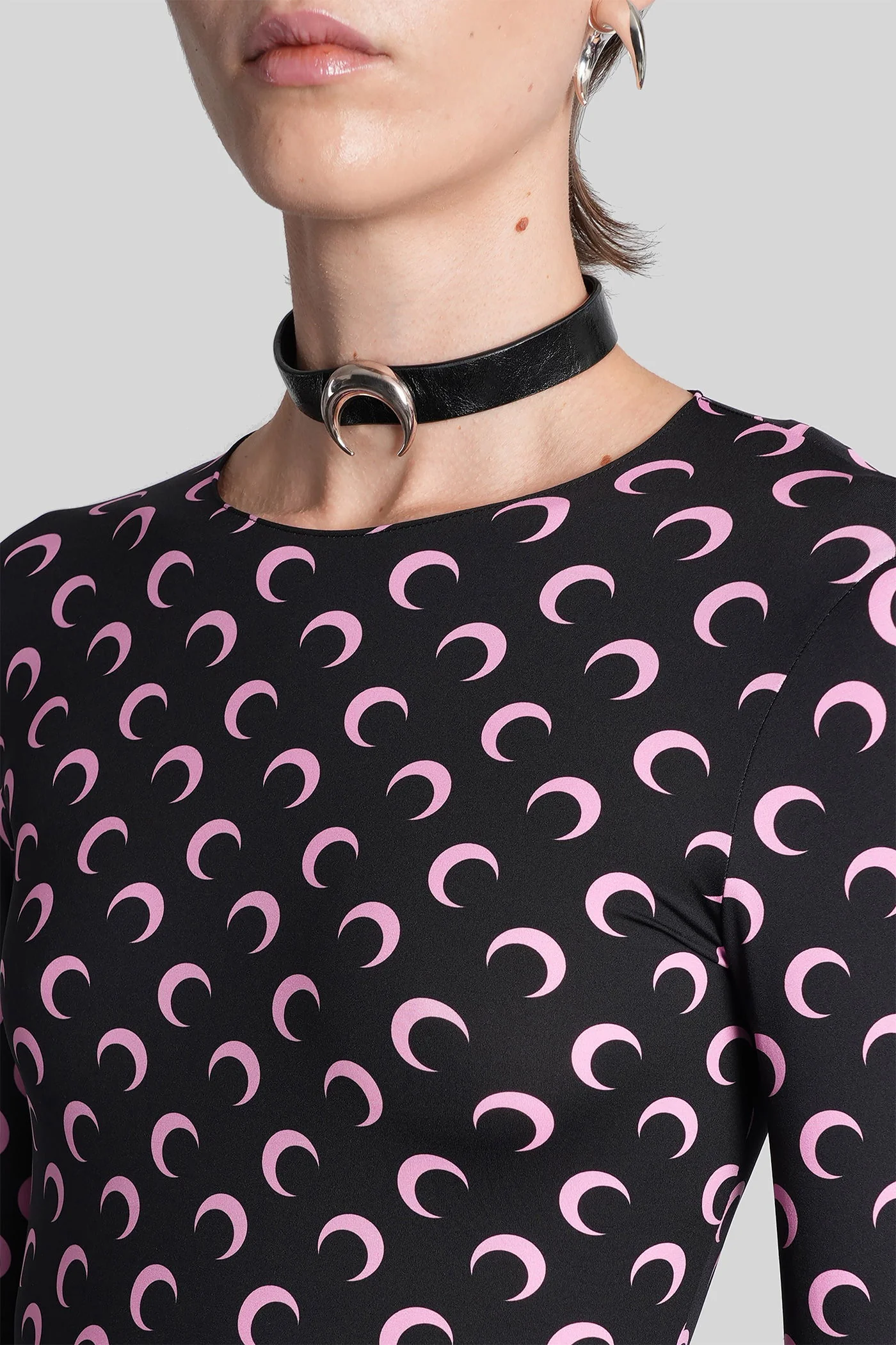 Jumpsuit in black polyamide - Image 10