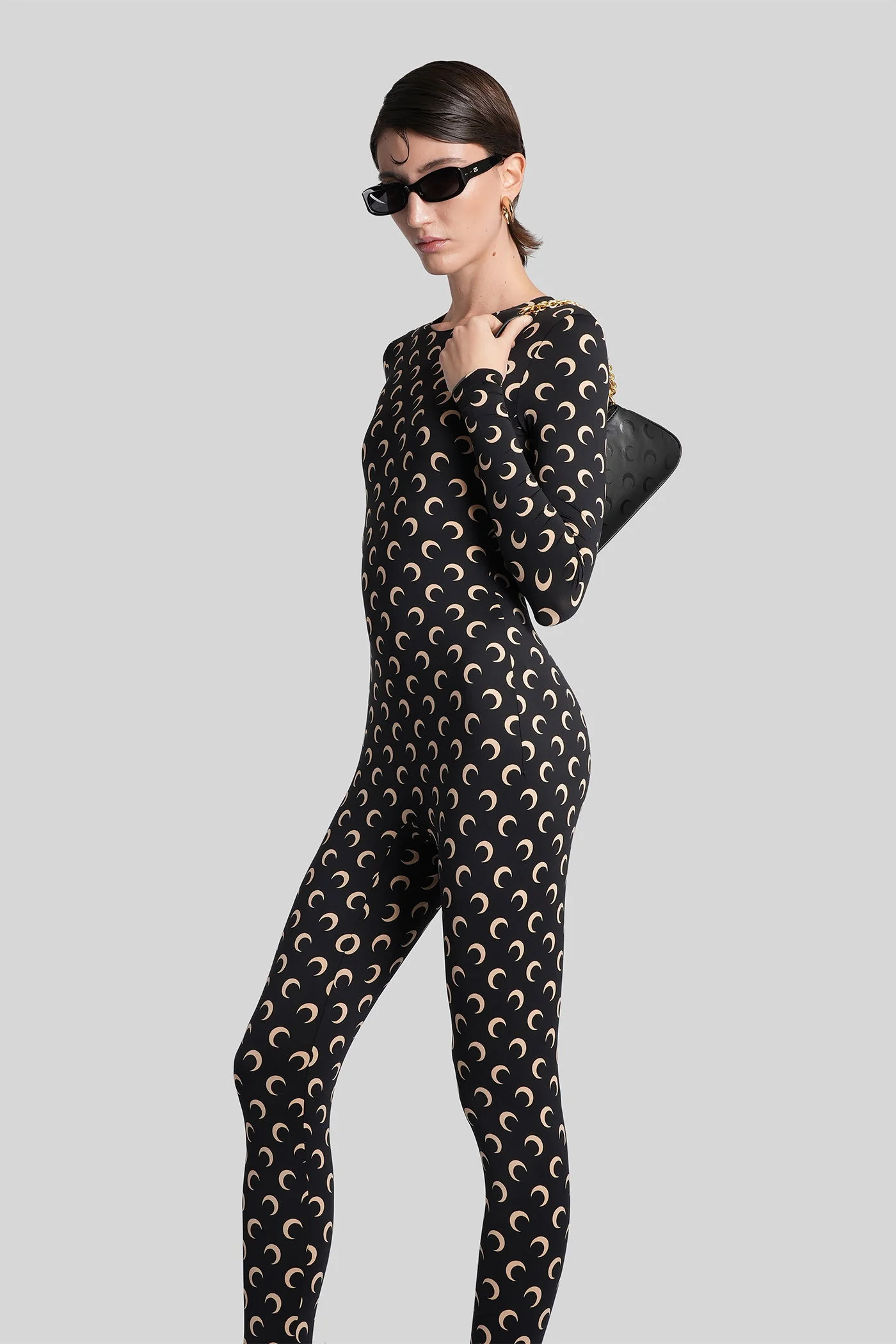 Jumpsuit in black polyamide - Image 2