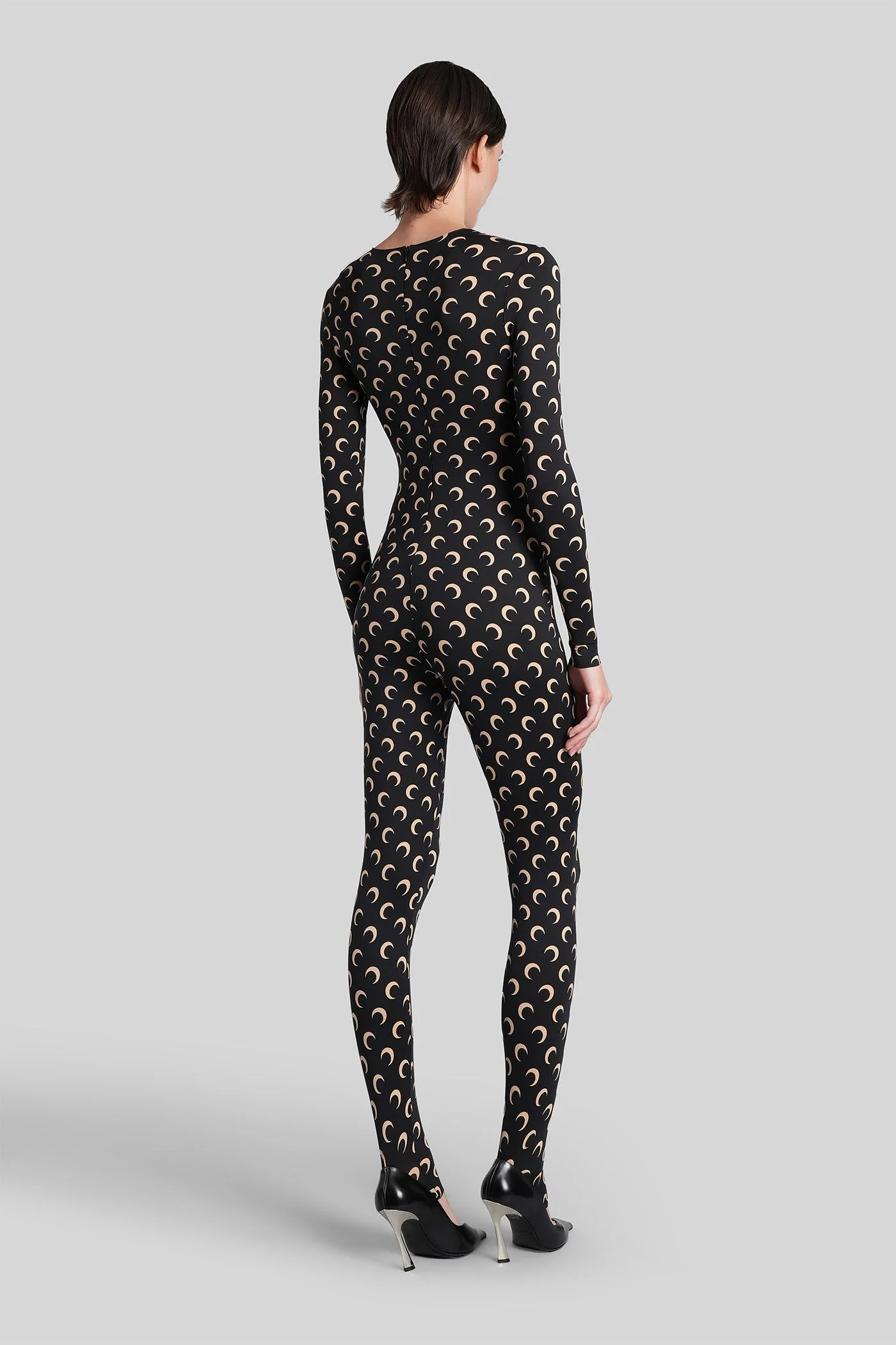 Jumpsuit in black polyamide - Image 3
