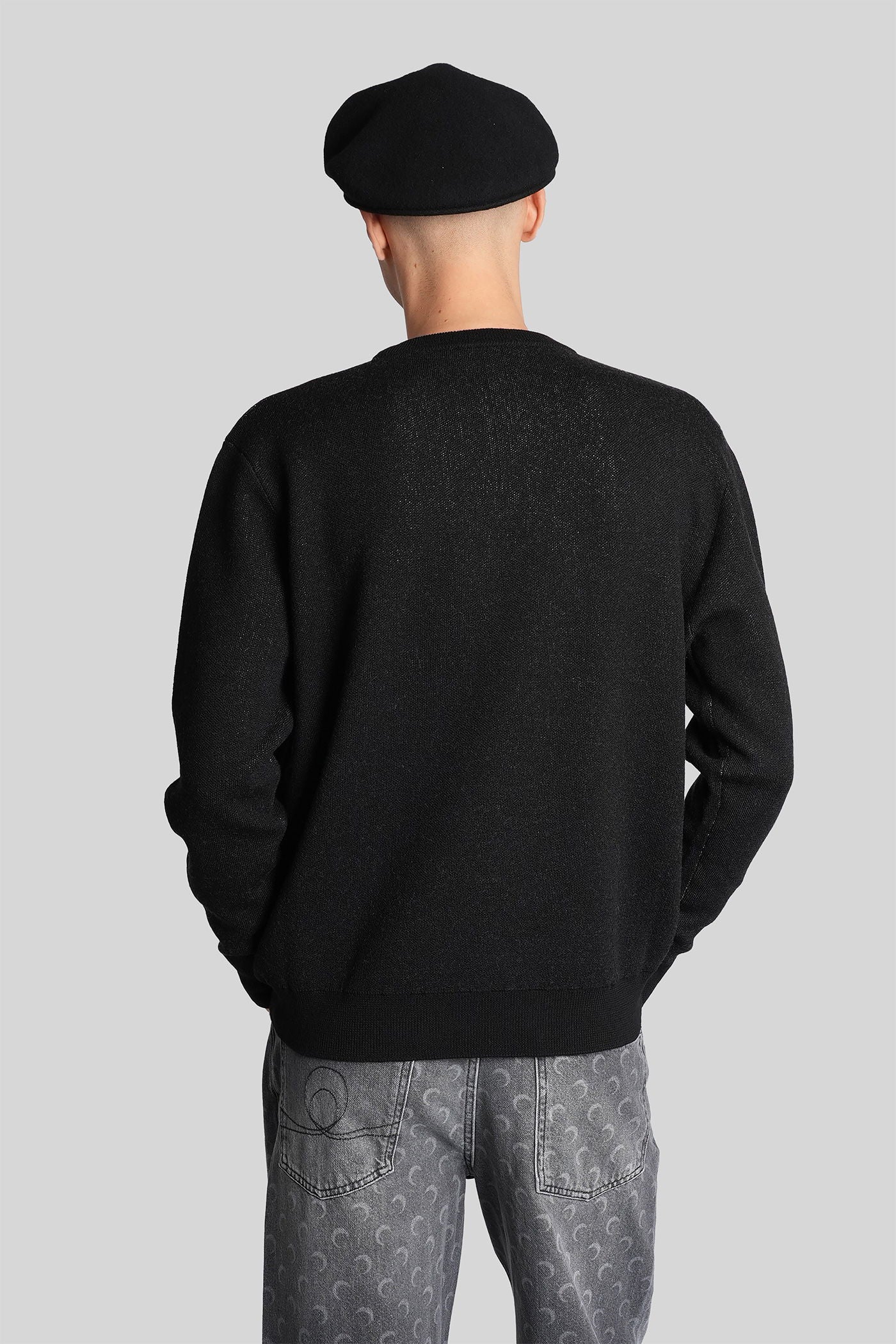 Knitwear in black wool - Image 103