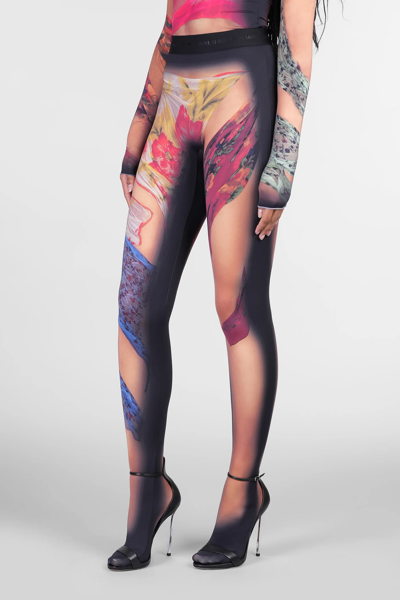 Leggings in multicolor polyamide - Image 4