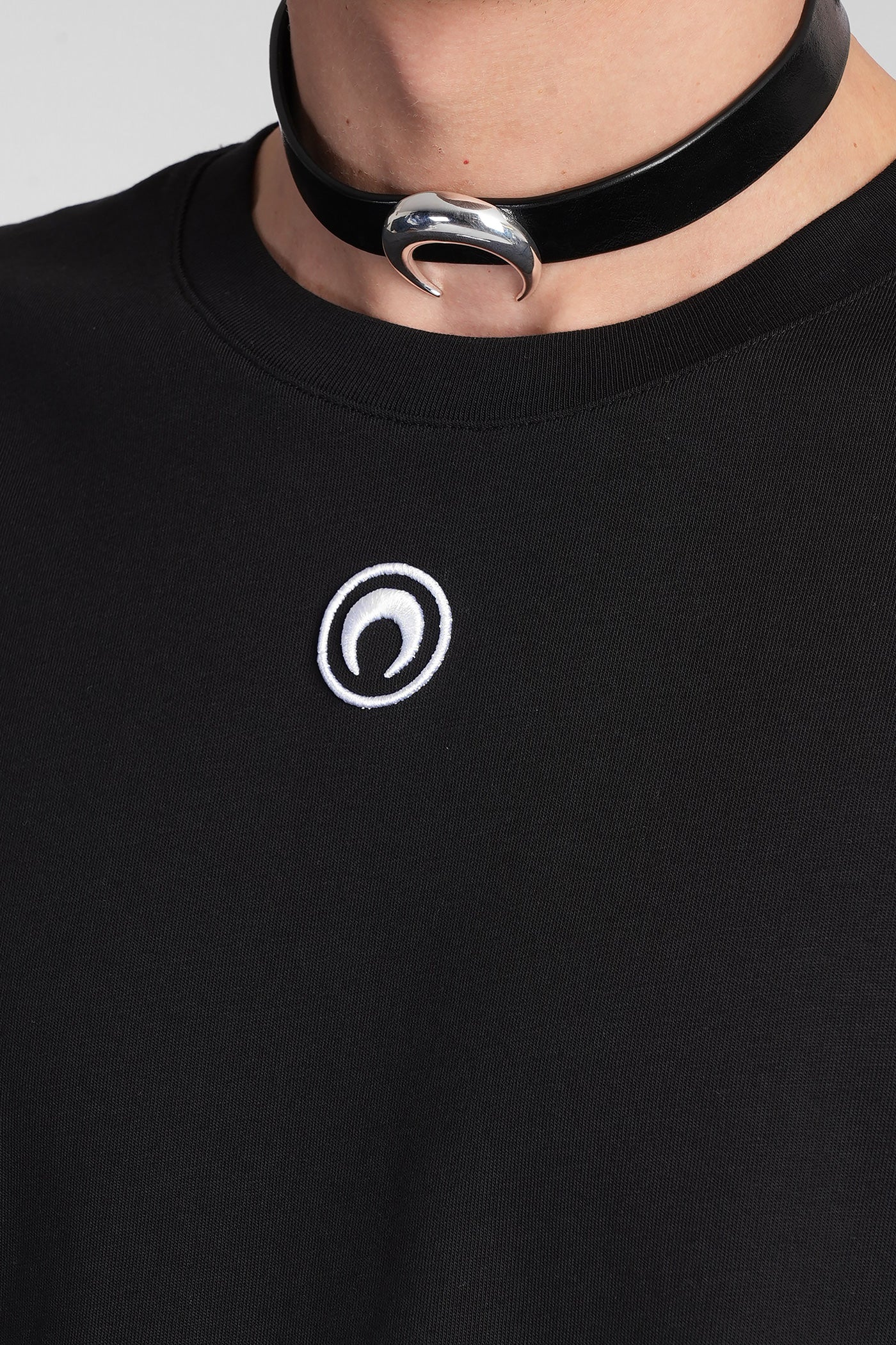 T-Shirt in black cotton - Image 5