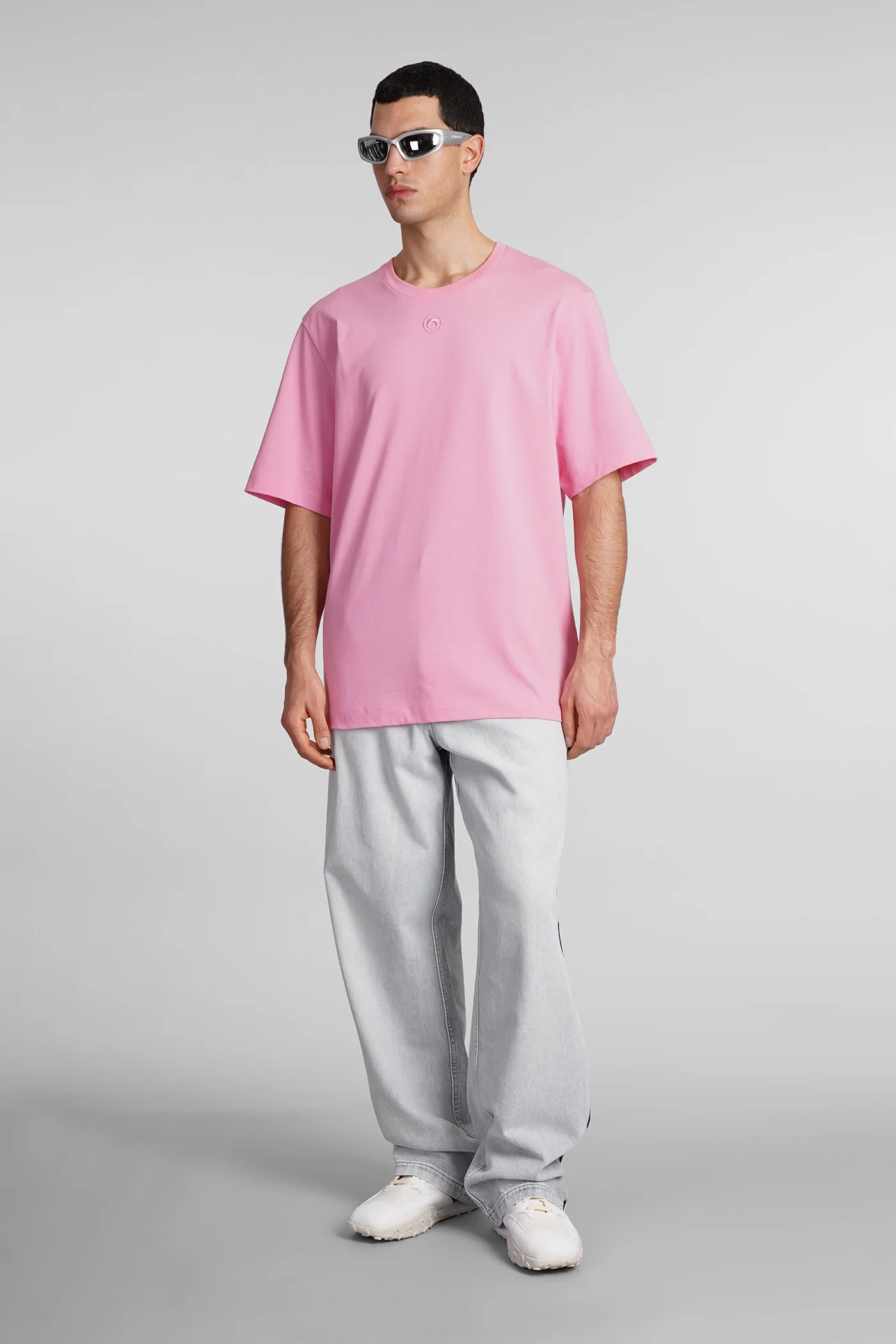 T-Shirt in rose-pink cotton - Image 2