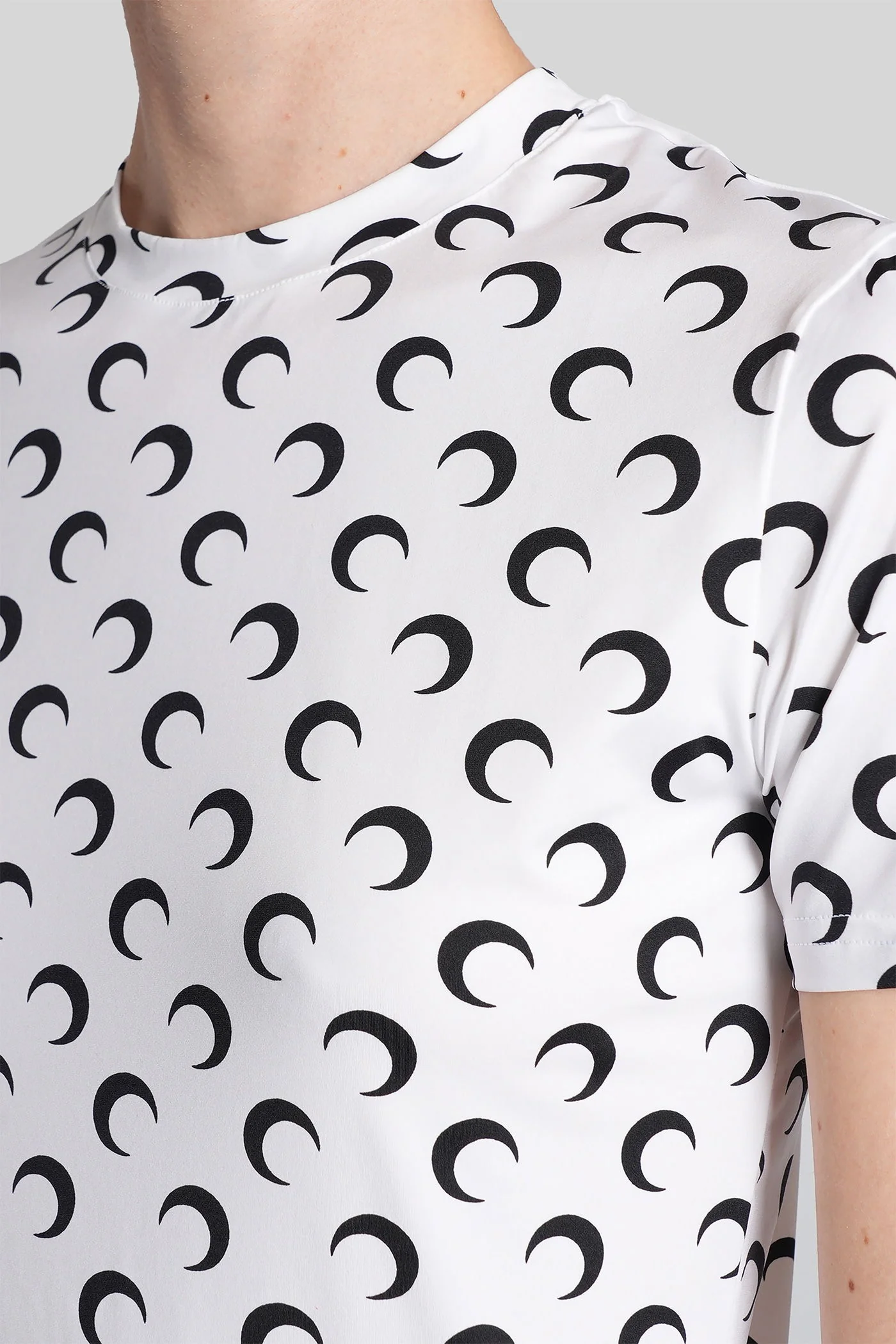 T-Shirt in white polyamide - Image 5