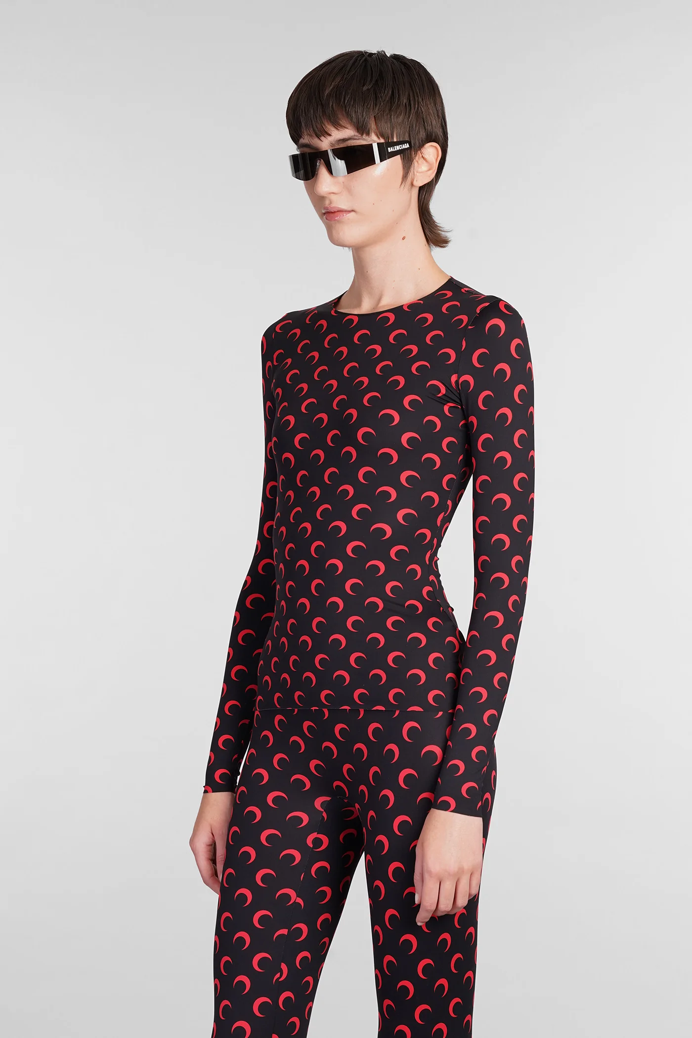 Topwear in black polyester - Image 4