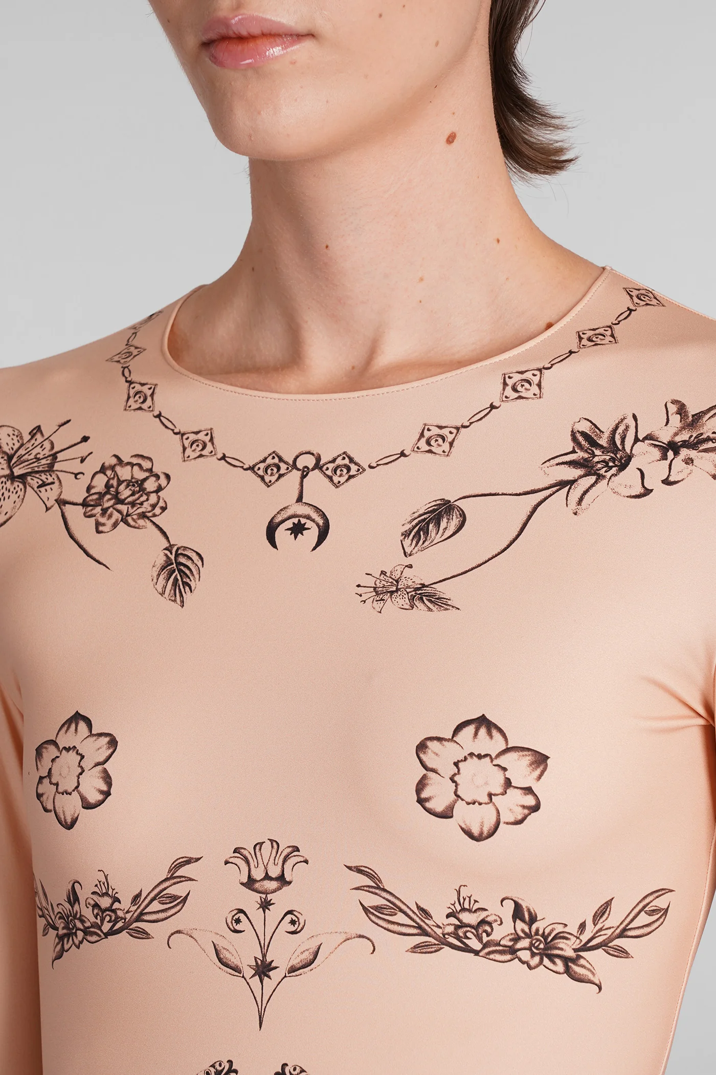 Topwear in rose-pink polyester - Image 5