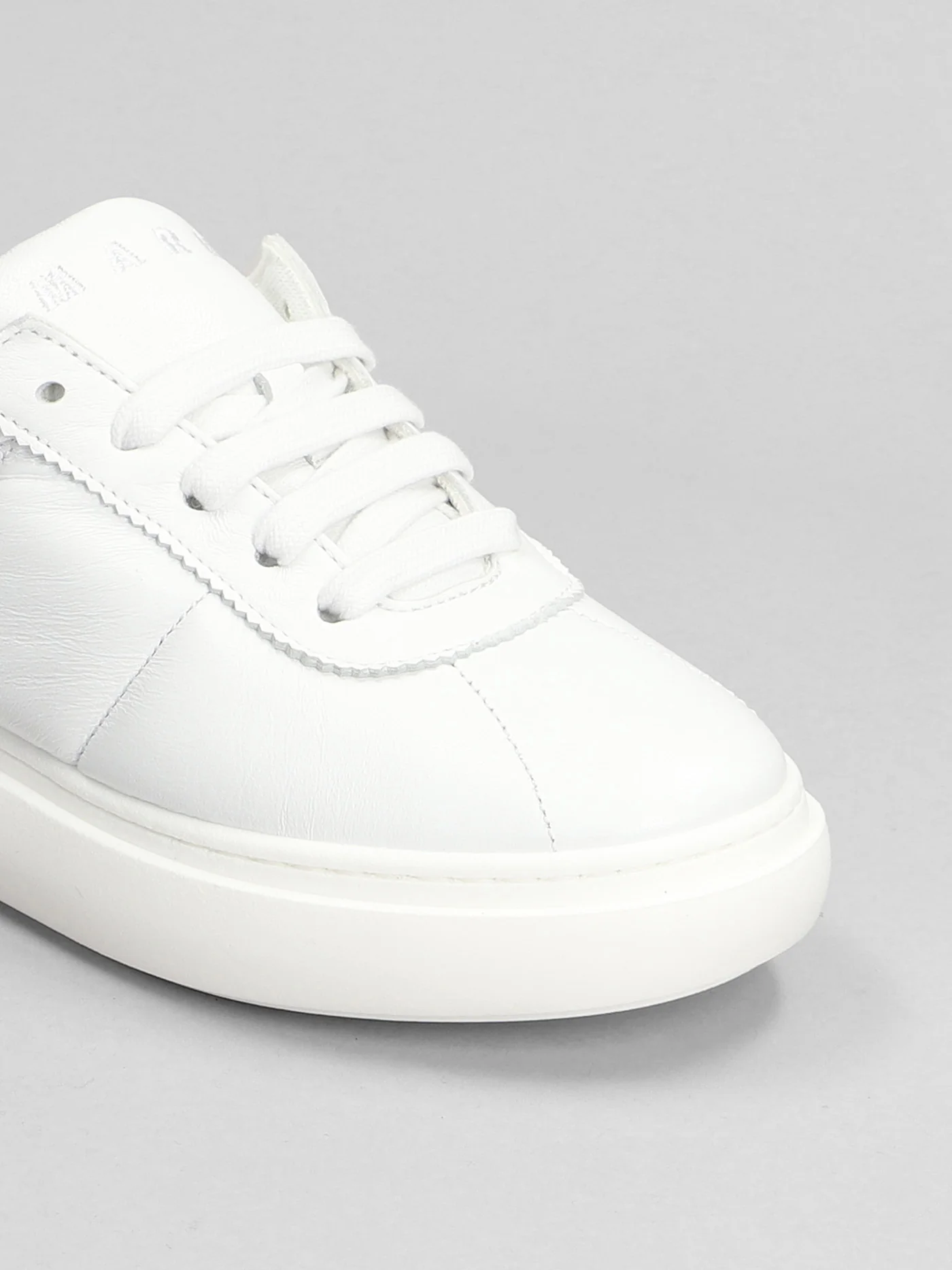 Sneakers in white leather - Image 5