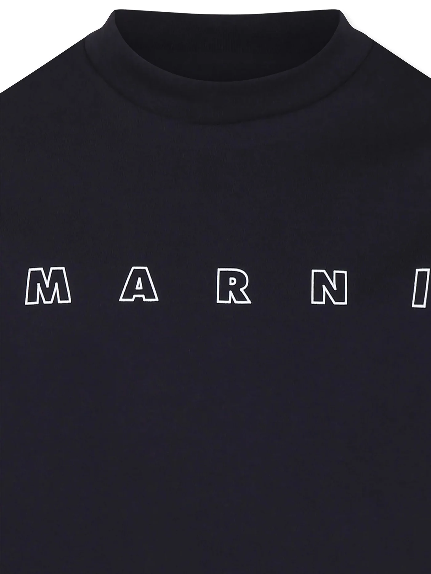 T-Shirt in black cotton - Image 3