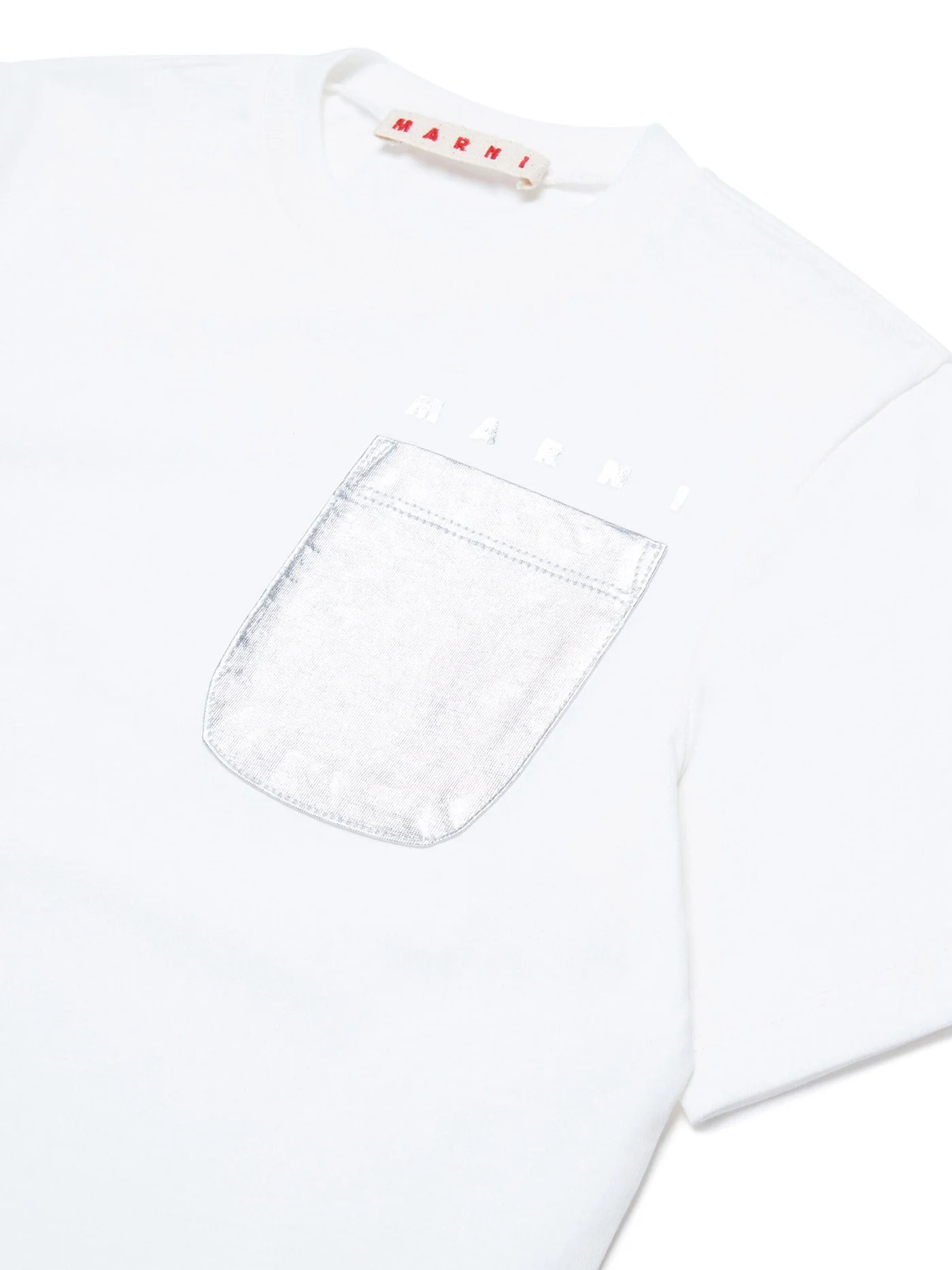 T-Shirt in white cotton - Image 3