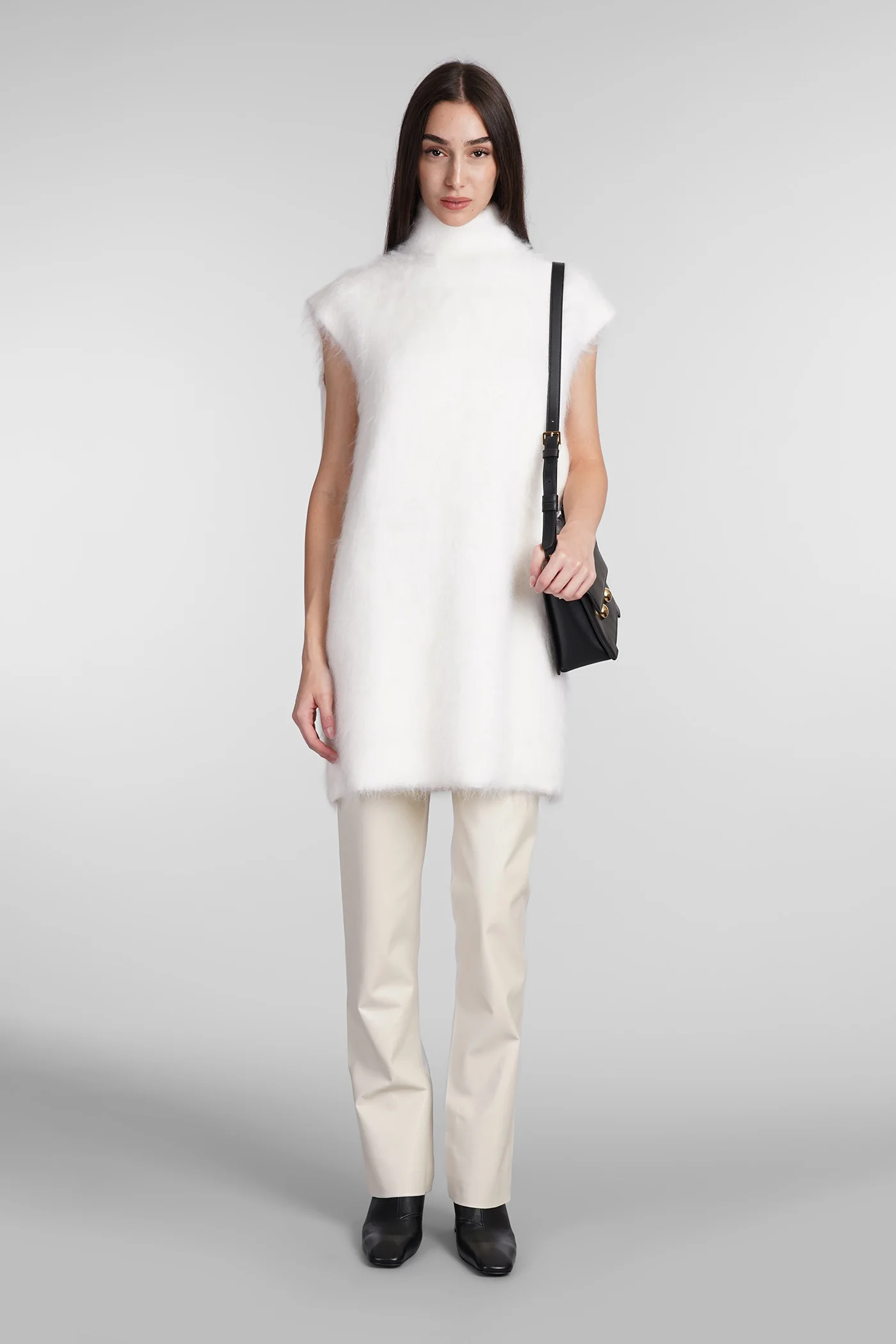 Pants in beige wool - Image 2