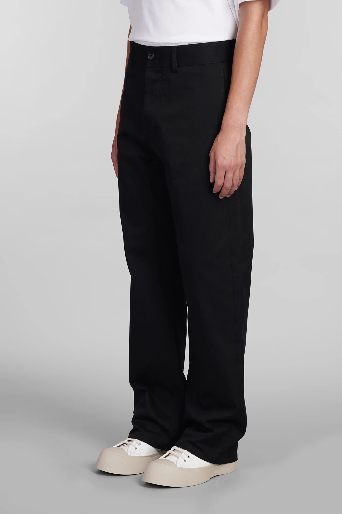 Pants in black cotton - Image 4