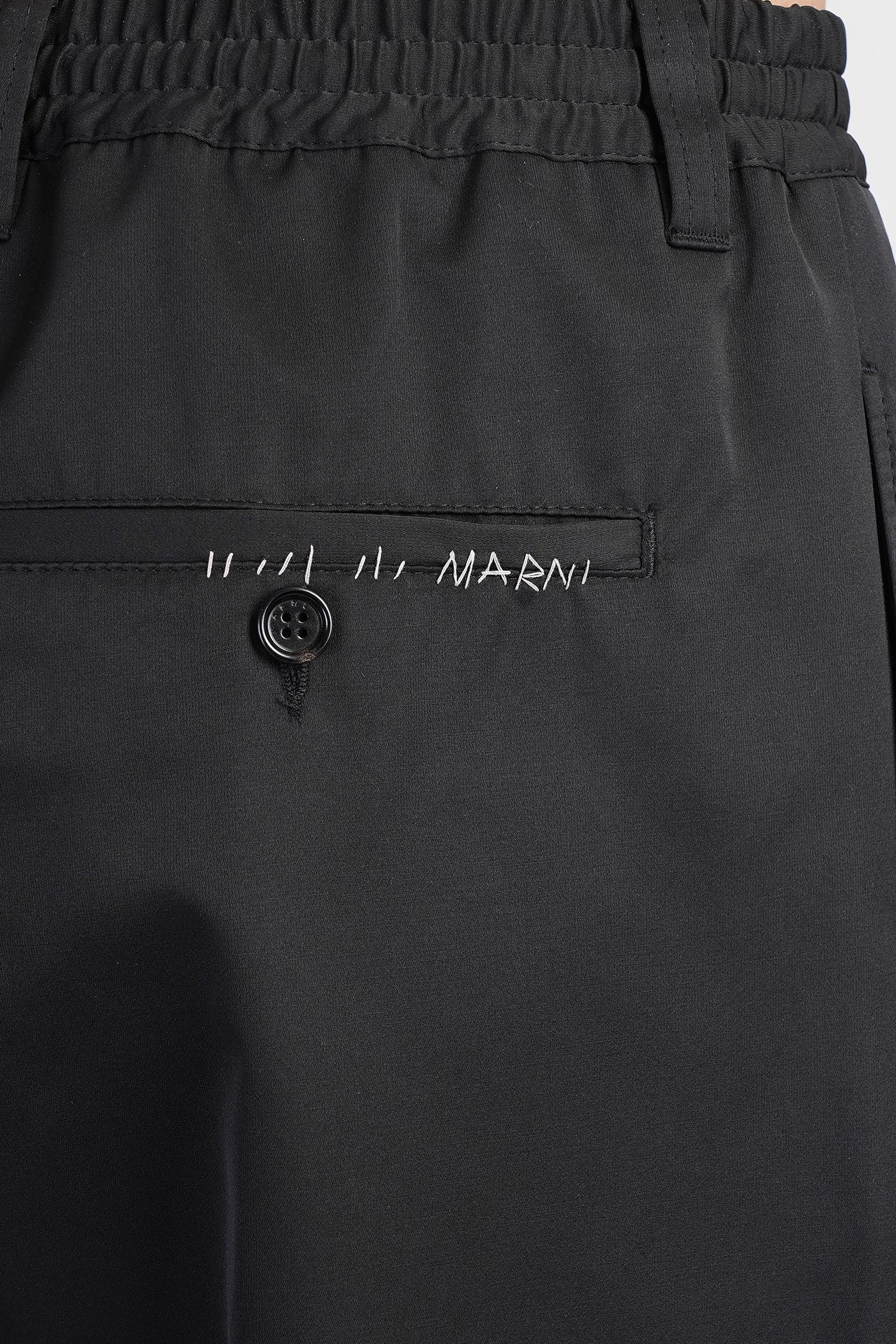 Pants in black polyester - Image 5