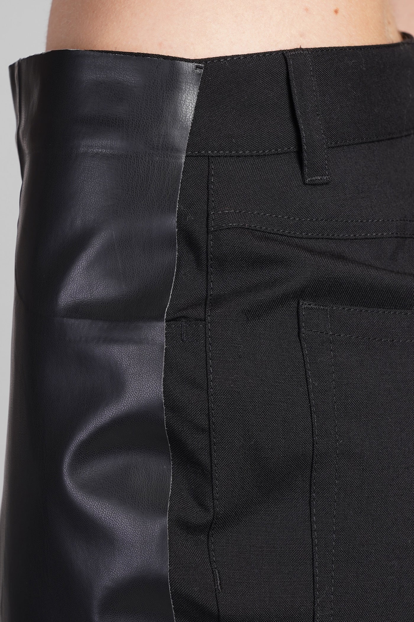 Pants in black wool - Image 5