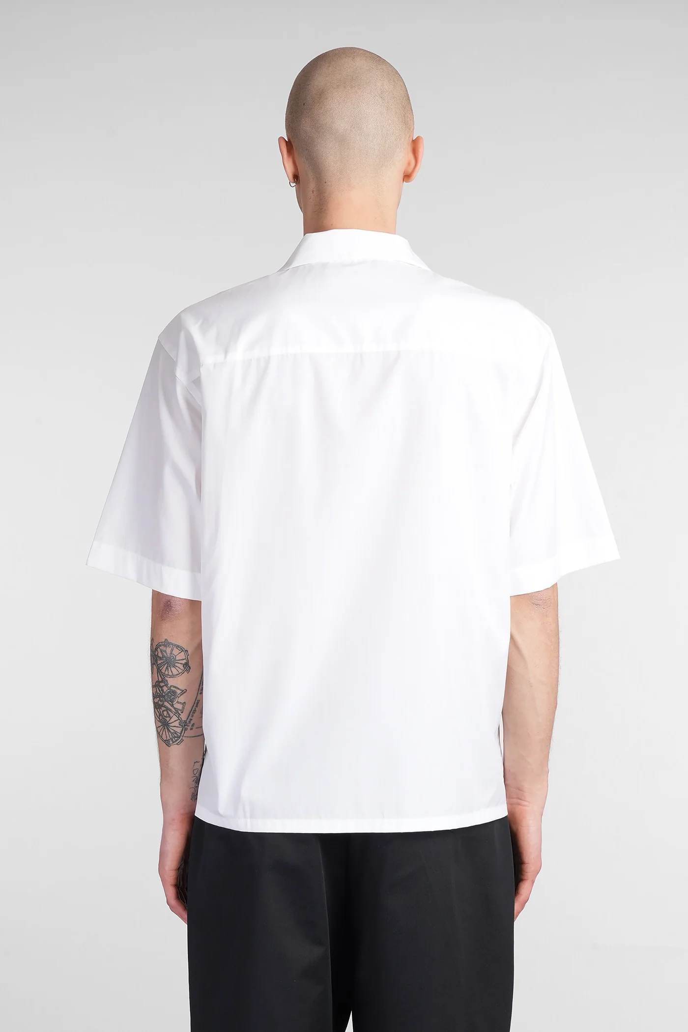 Shirt in white cotton - Image 3