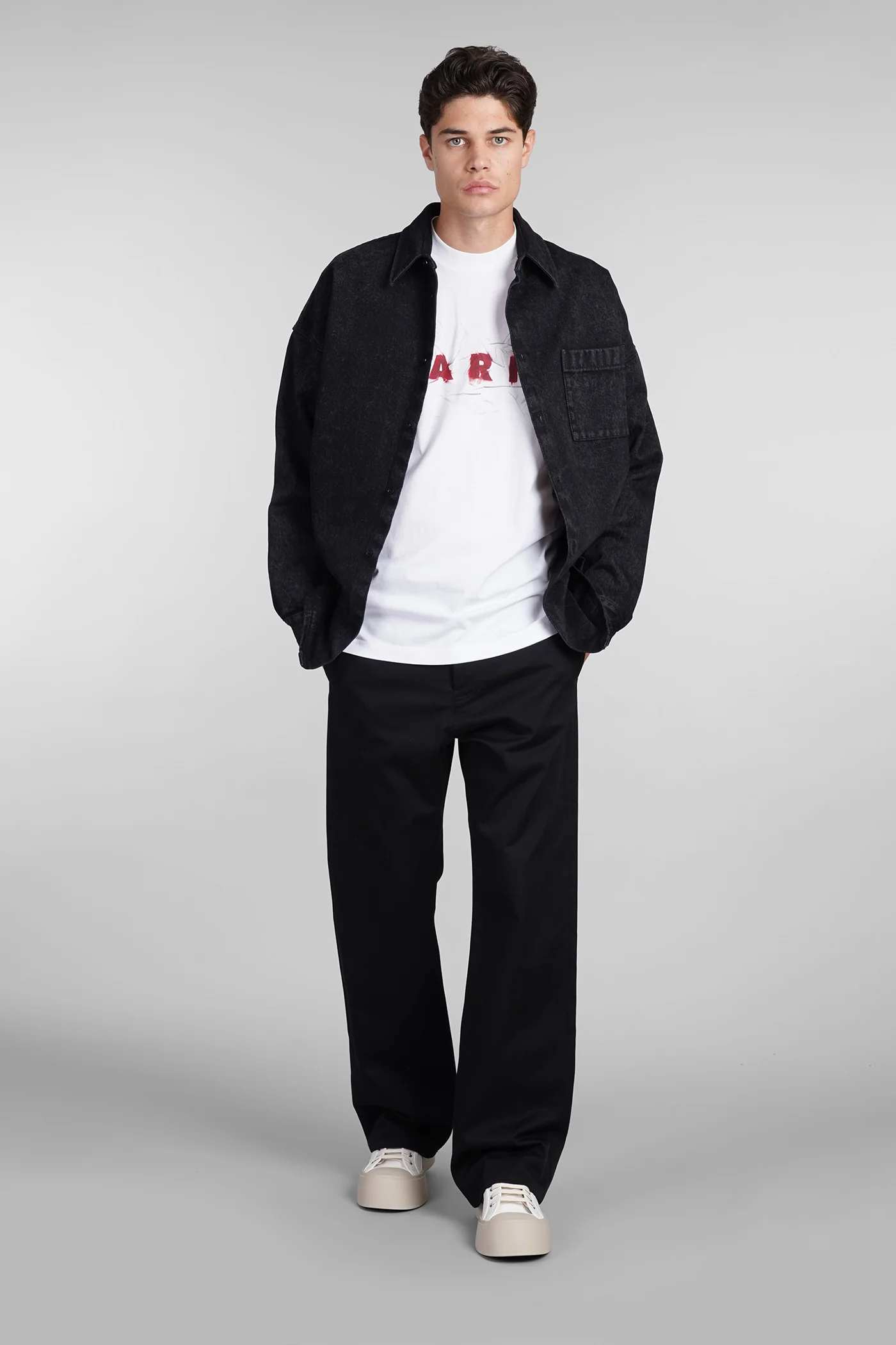 T-Shirt in white cotton - Image 2