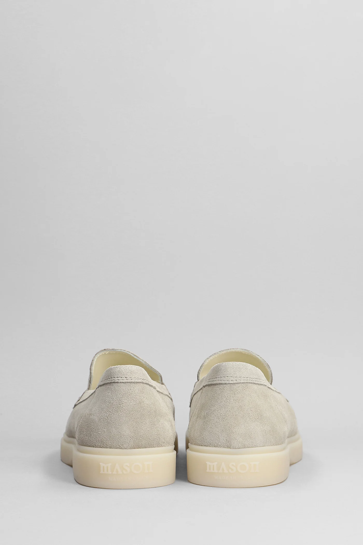 Amalfi Loafers in taupe suede - Image 4