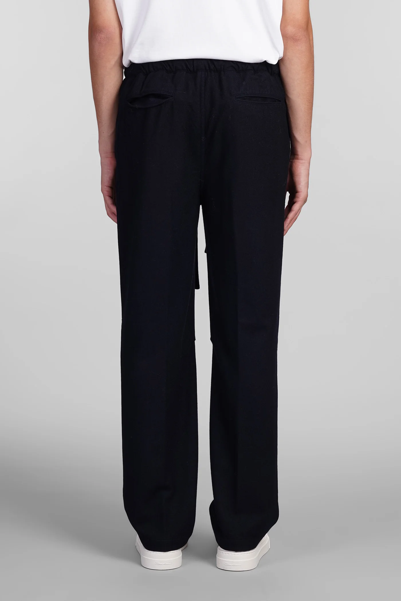 Keywest Pants in blue wool - Image 3