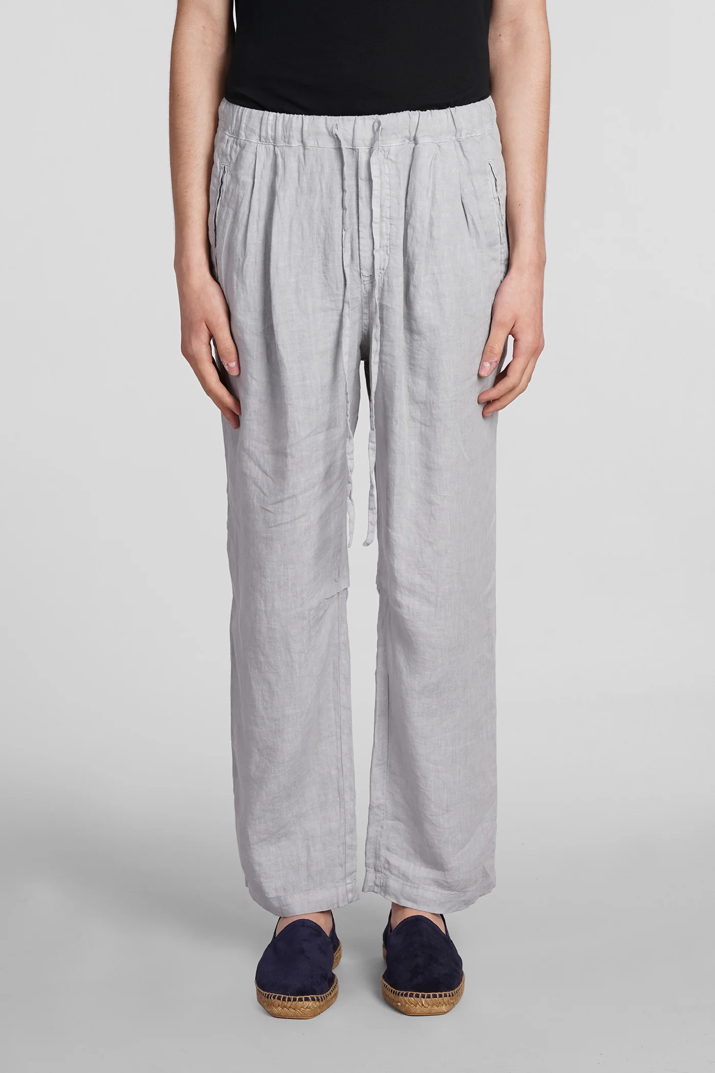 Keywest Pants in grey linen