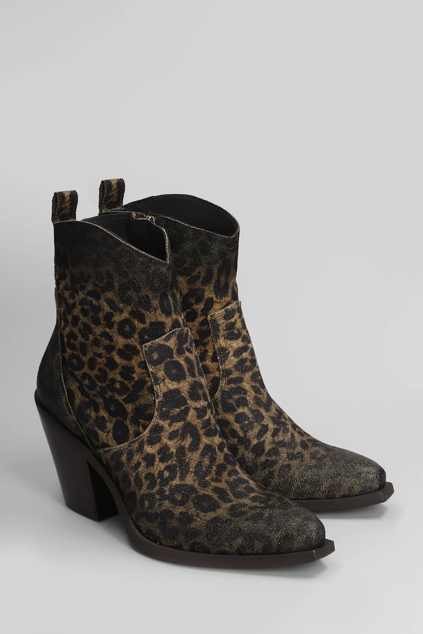texan Ankle boots in Animalier suede - Image 2