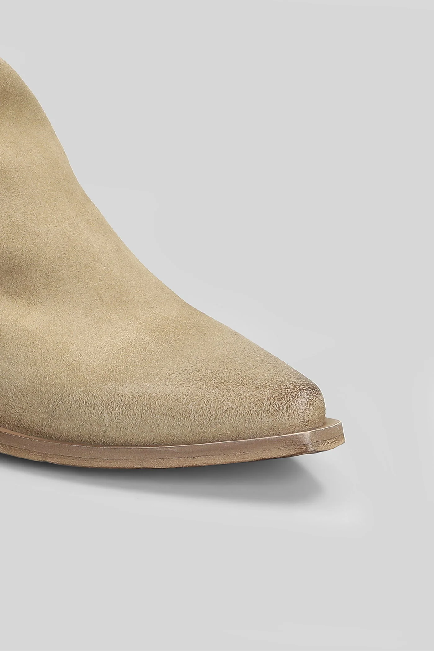 texan Ankle boots in beige suede - Image 5