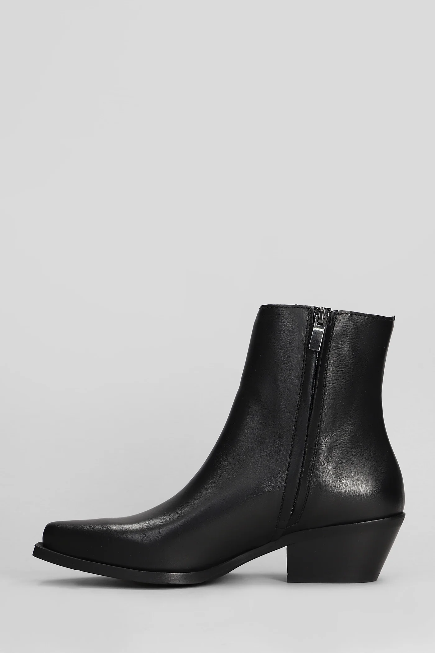 texan Ankle boots in black leather - Image 3