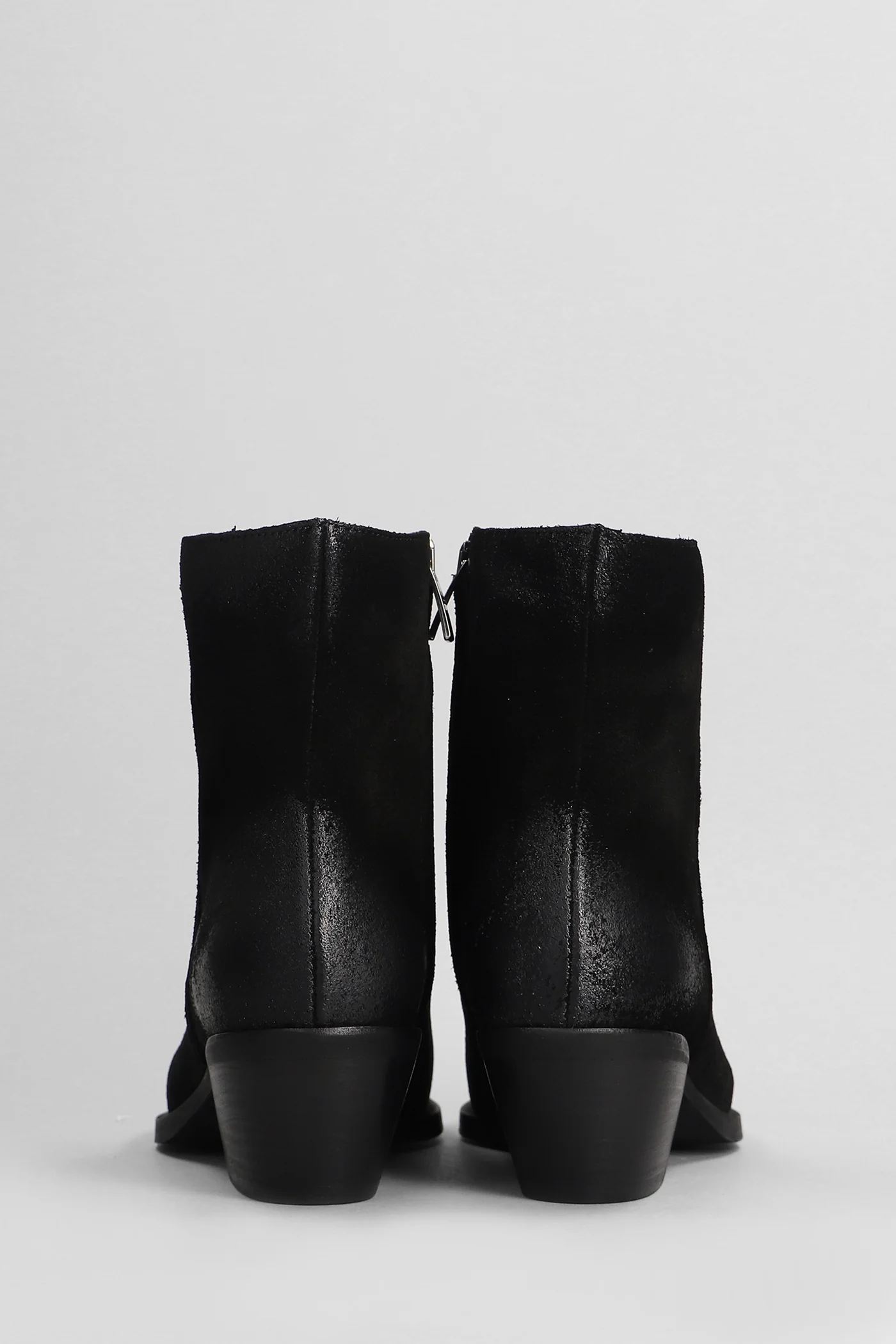 texan Ankle boots in black nubuck - Image 3