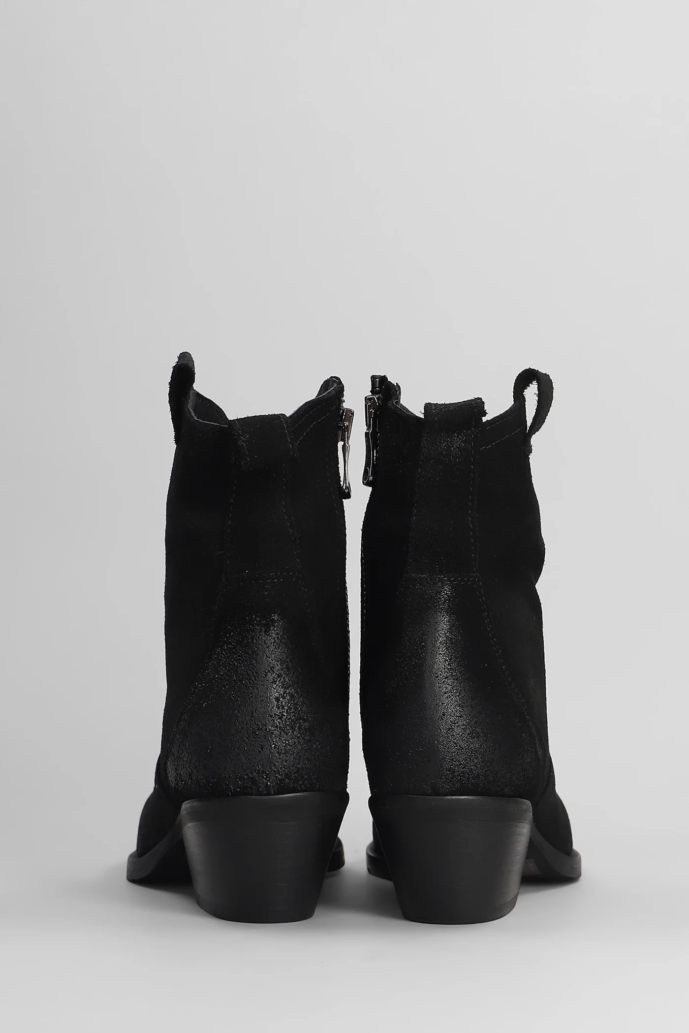 texan Ankle boots in black suede - Image 4