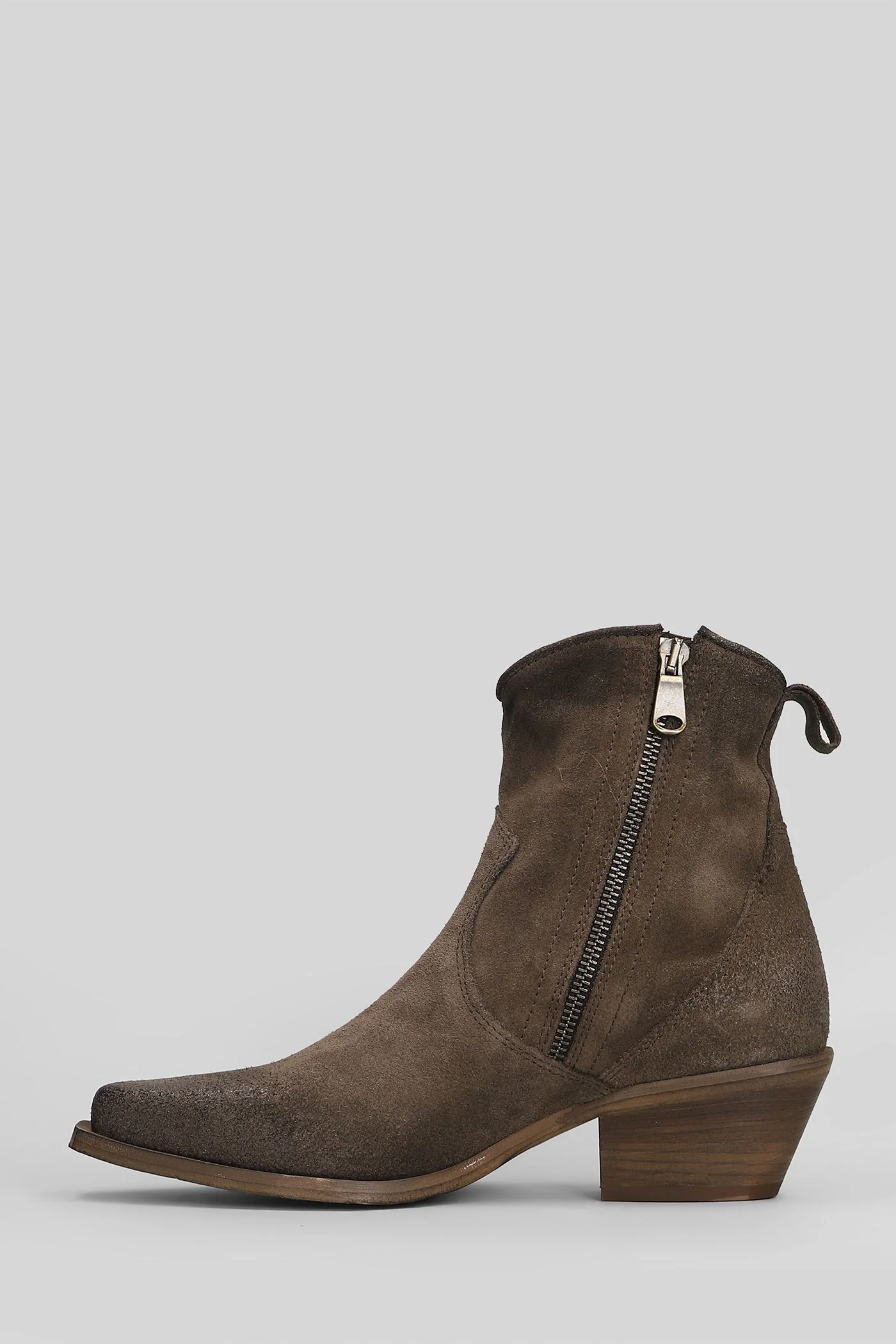 texan Ankle boots in brown suede - Image 3