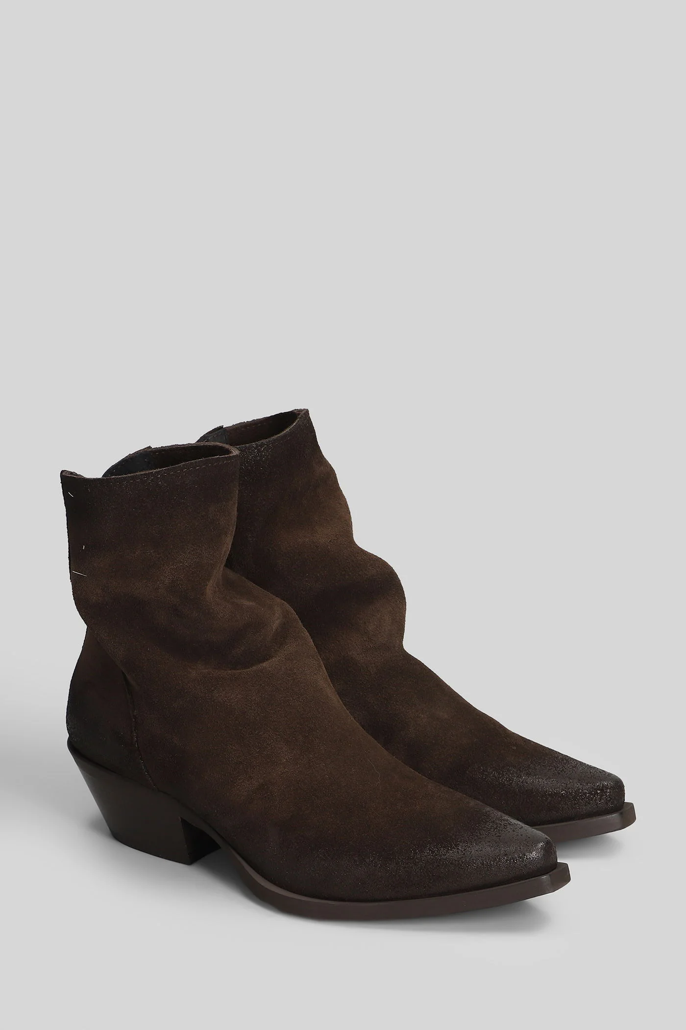 texan Ankle boots in dark brown suede - Image 2