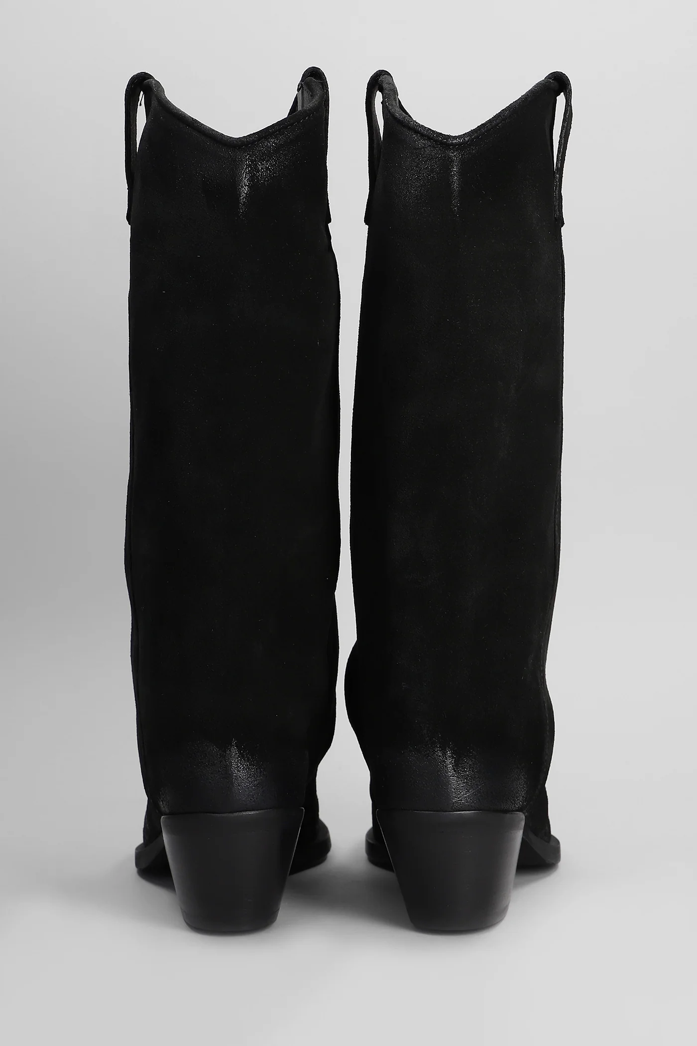 texan boots in black suede - Image 4