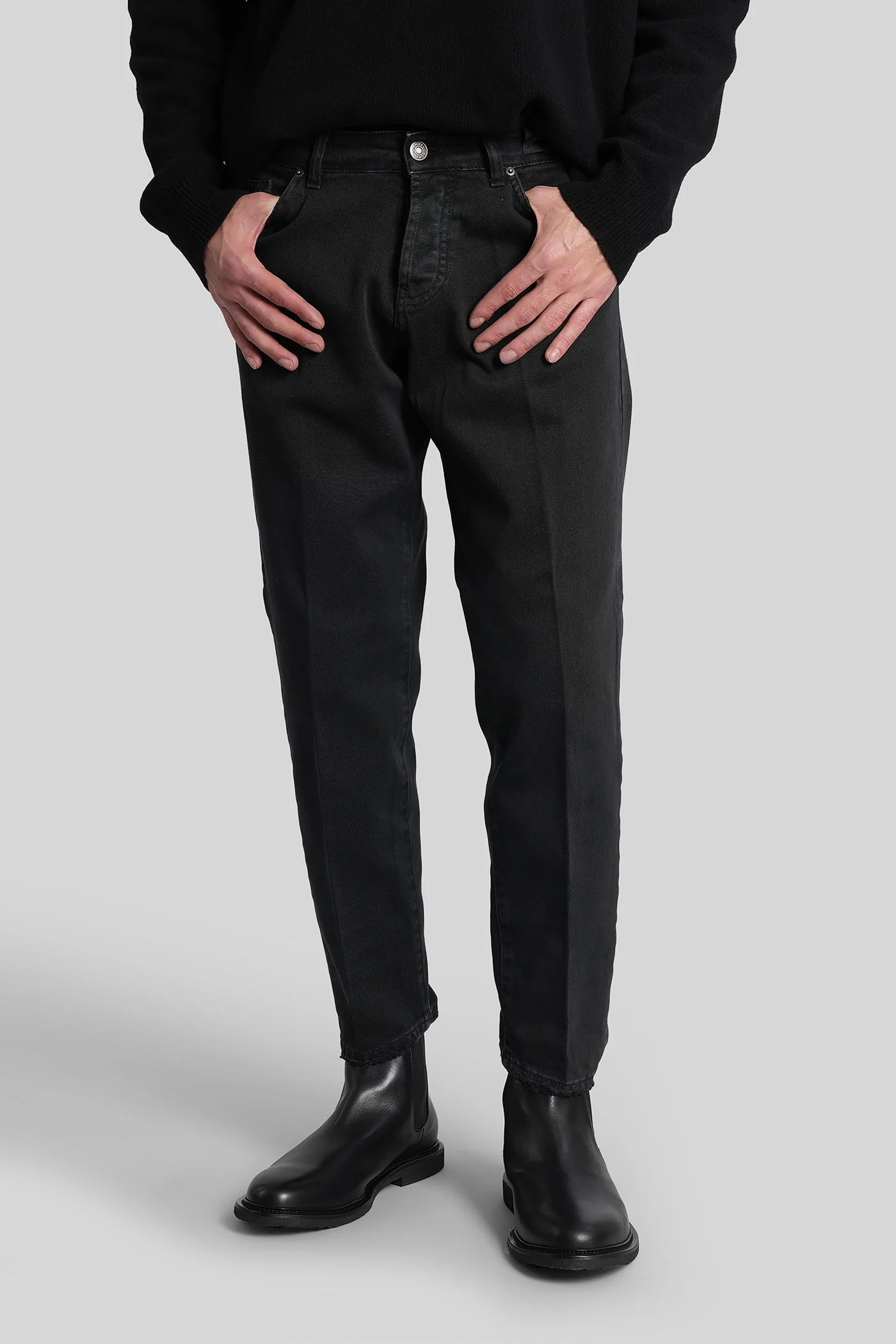Mc mark Pants in black cotton