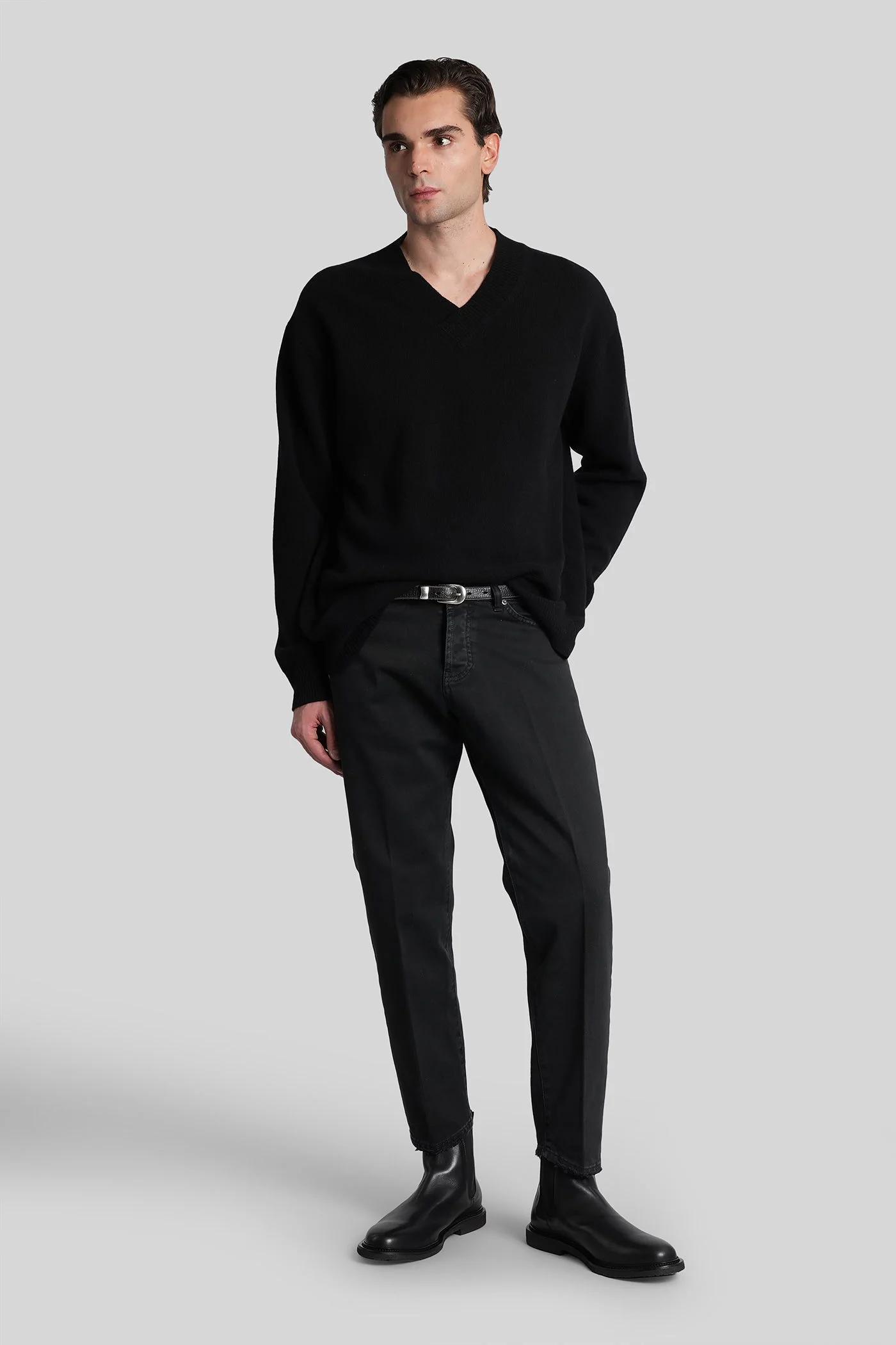 Mc mark Pants in black cotton - Image 2