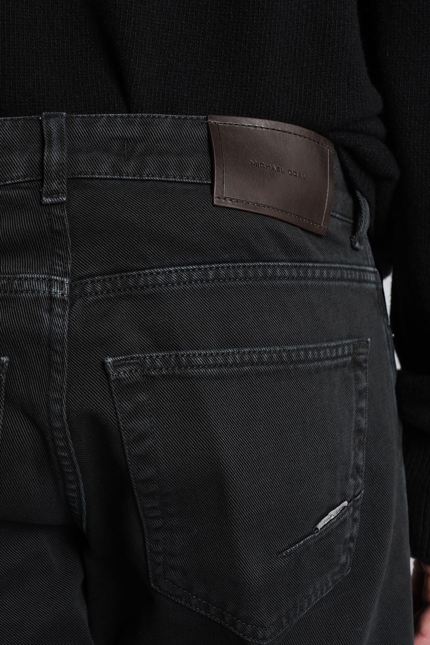 Mc mark Pants in black cotton - Image 5