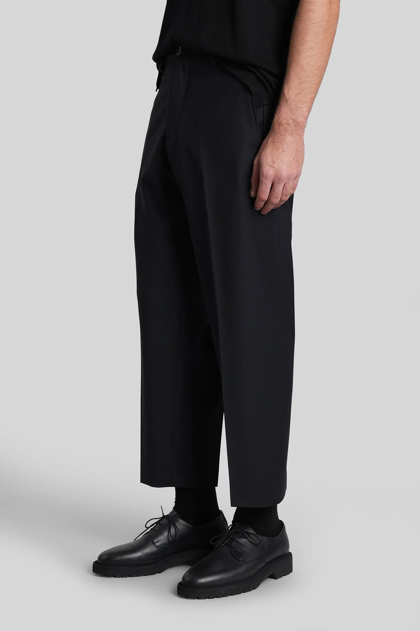 Mc roland Pants in black wool - Image 4