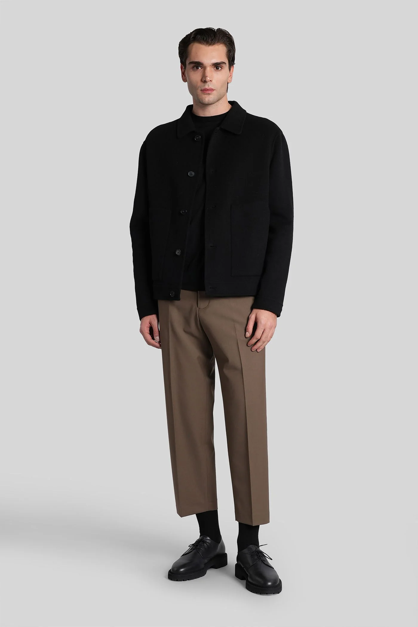 Mc roland Pants in taupe wool - Image 2
