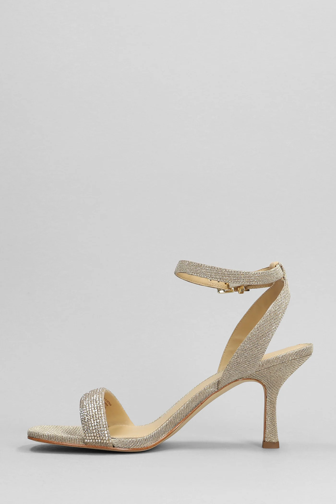 Carrie Sandals in gold glitter - Image 3