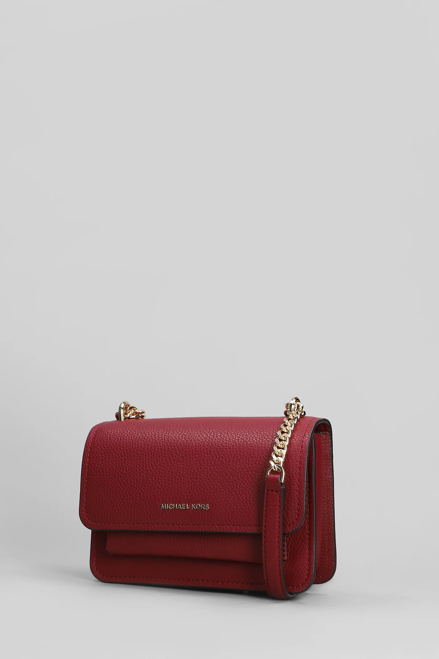 Claire Shoulder bag in bordeaux leather - Image 2
